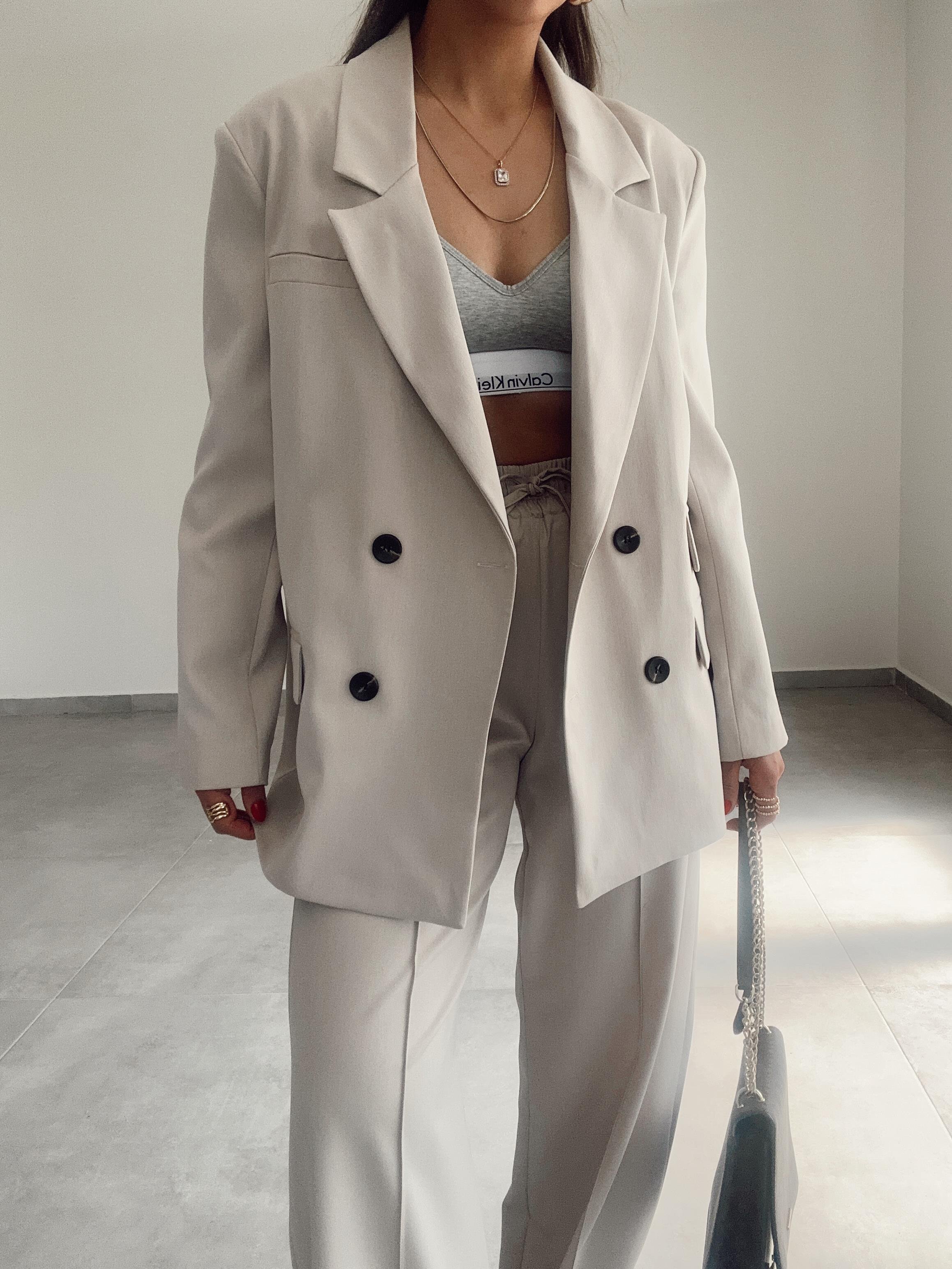 Poliviskon Taş Blazer Ceket