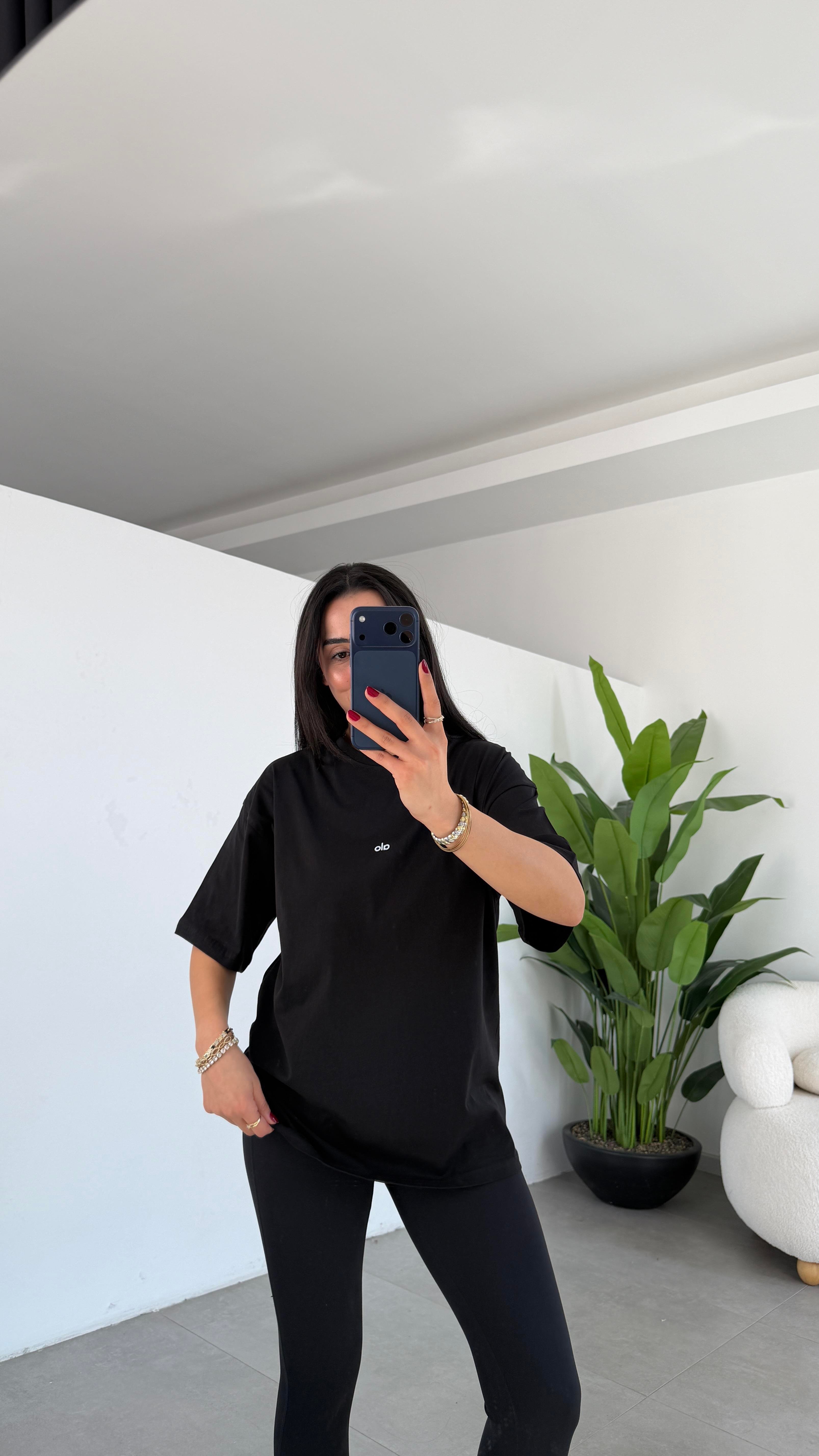 Siyah Ao Basic Tshirt