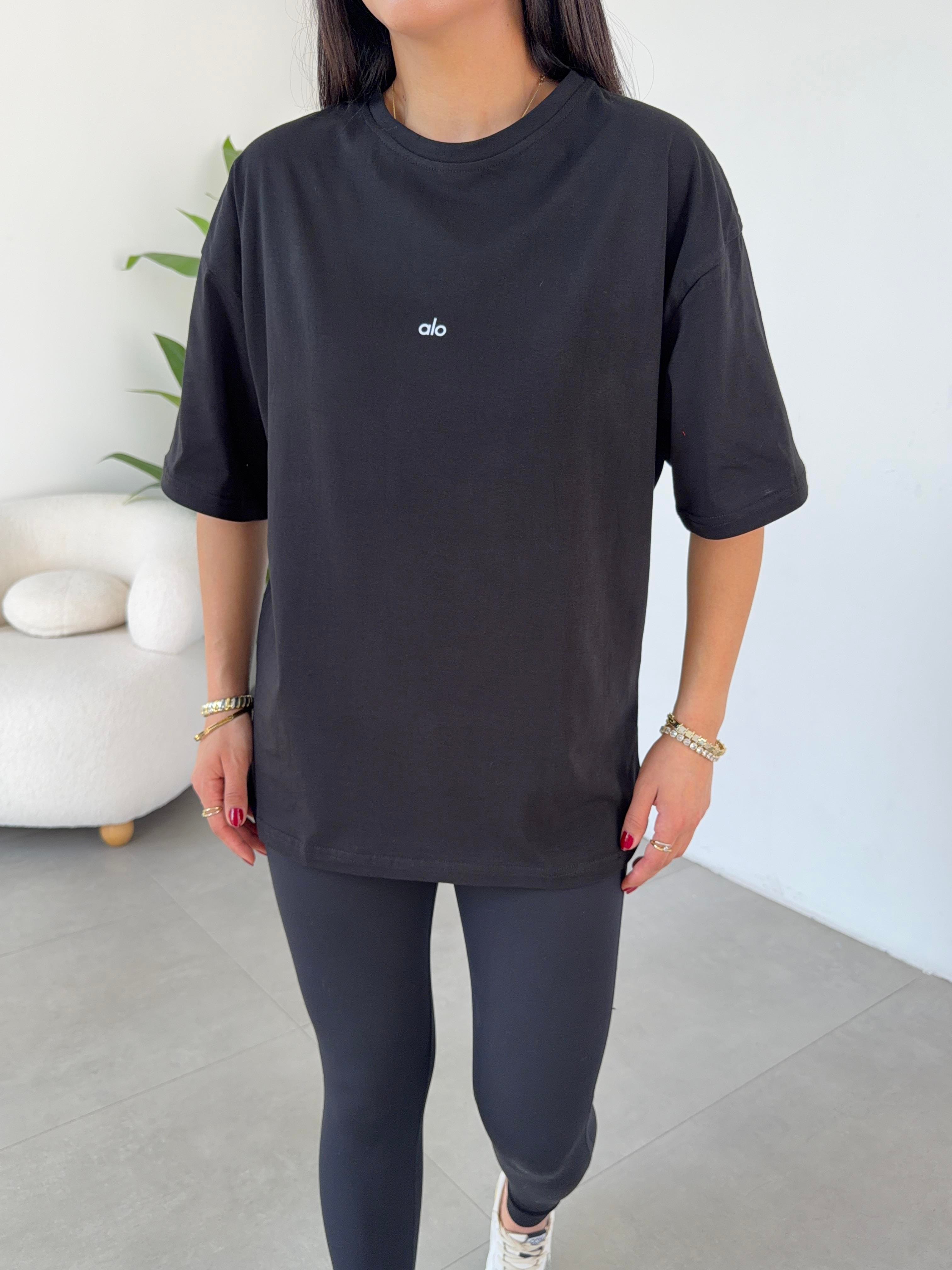 Siyah Ao Basic Tshirt