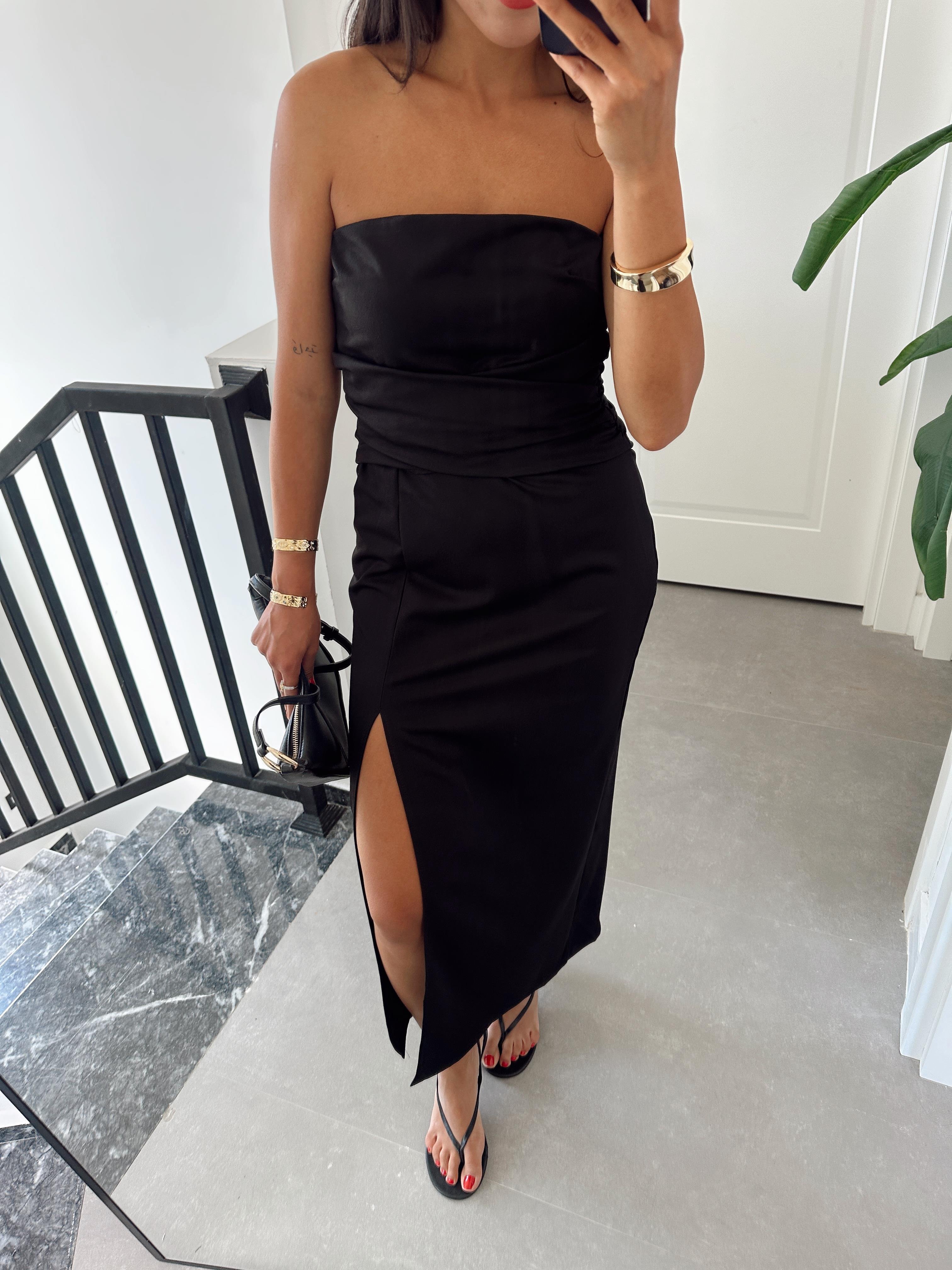 Siyah Erg Atanay Elbise