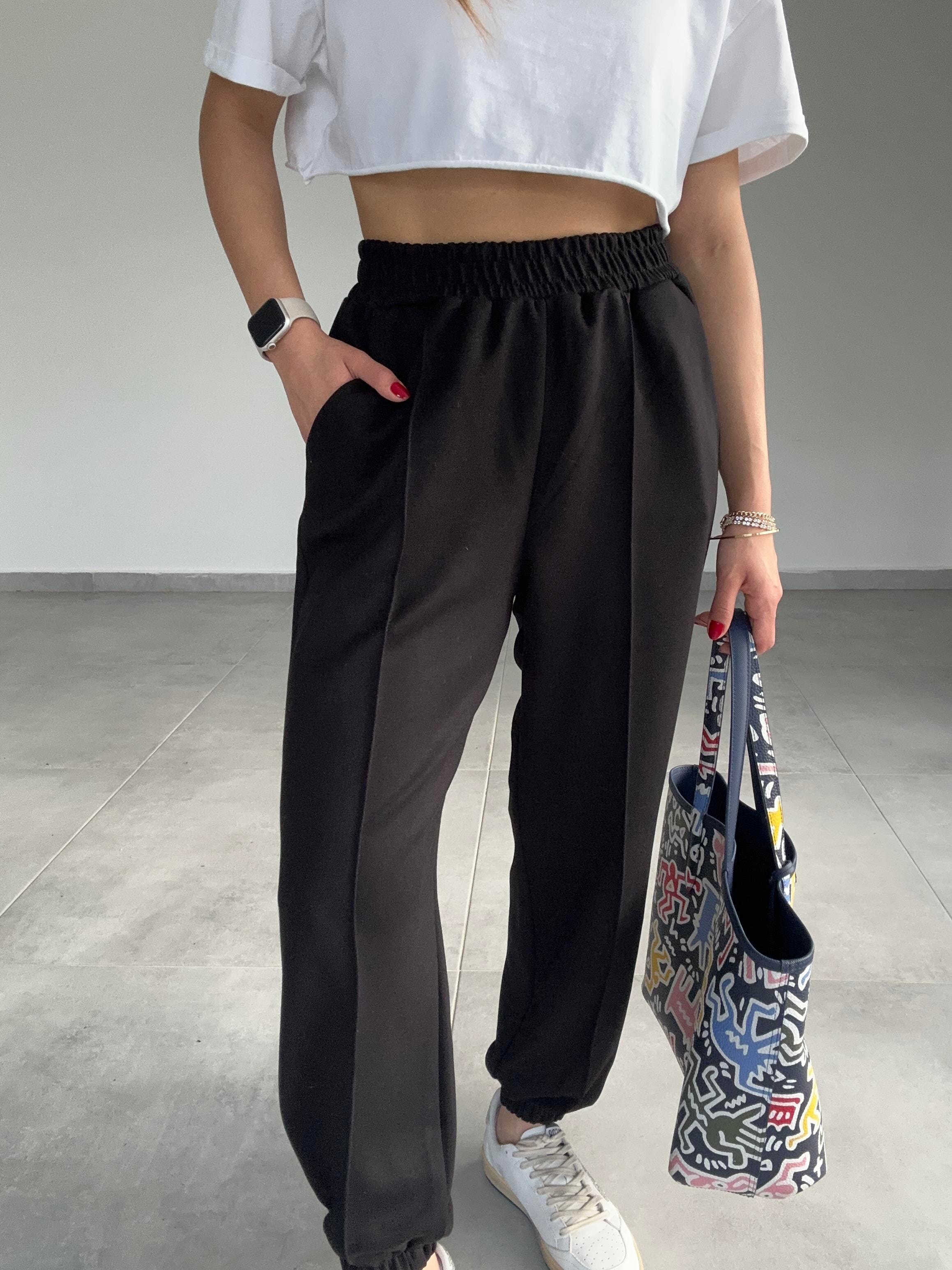 Siyah Jogger Eşofman