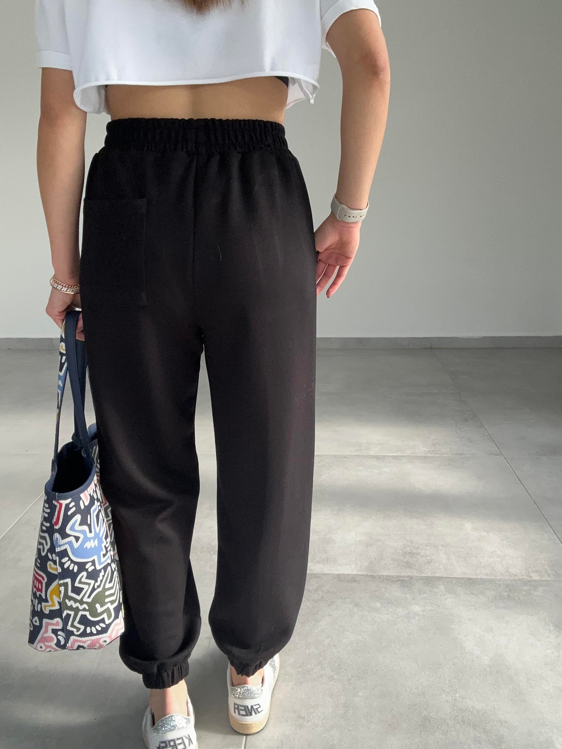 Siyah Jogger Eşofman