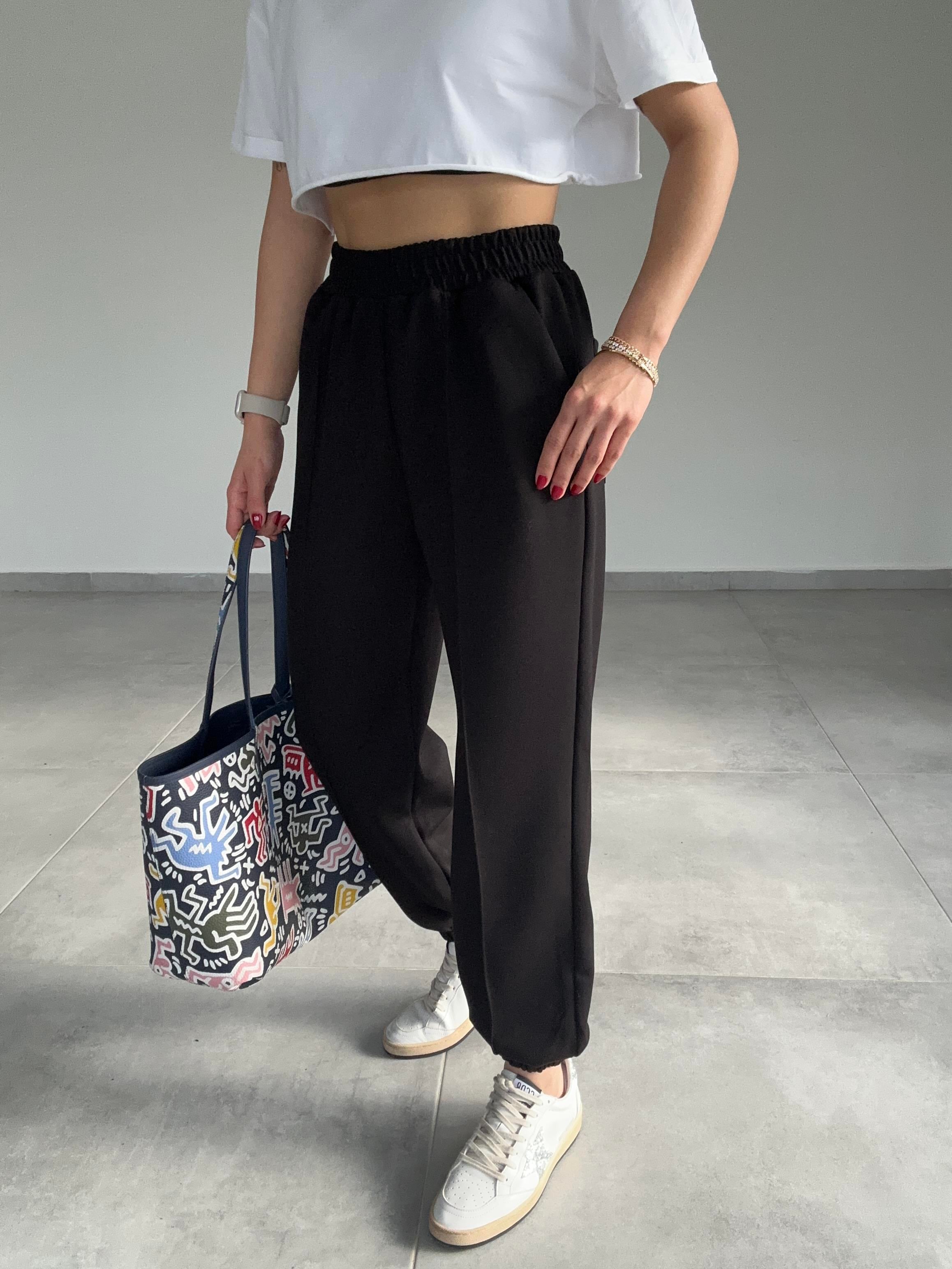 Siyah Jogger Eşofman