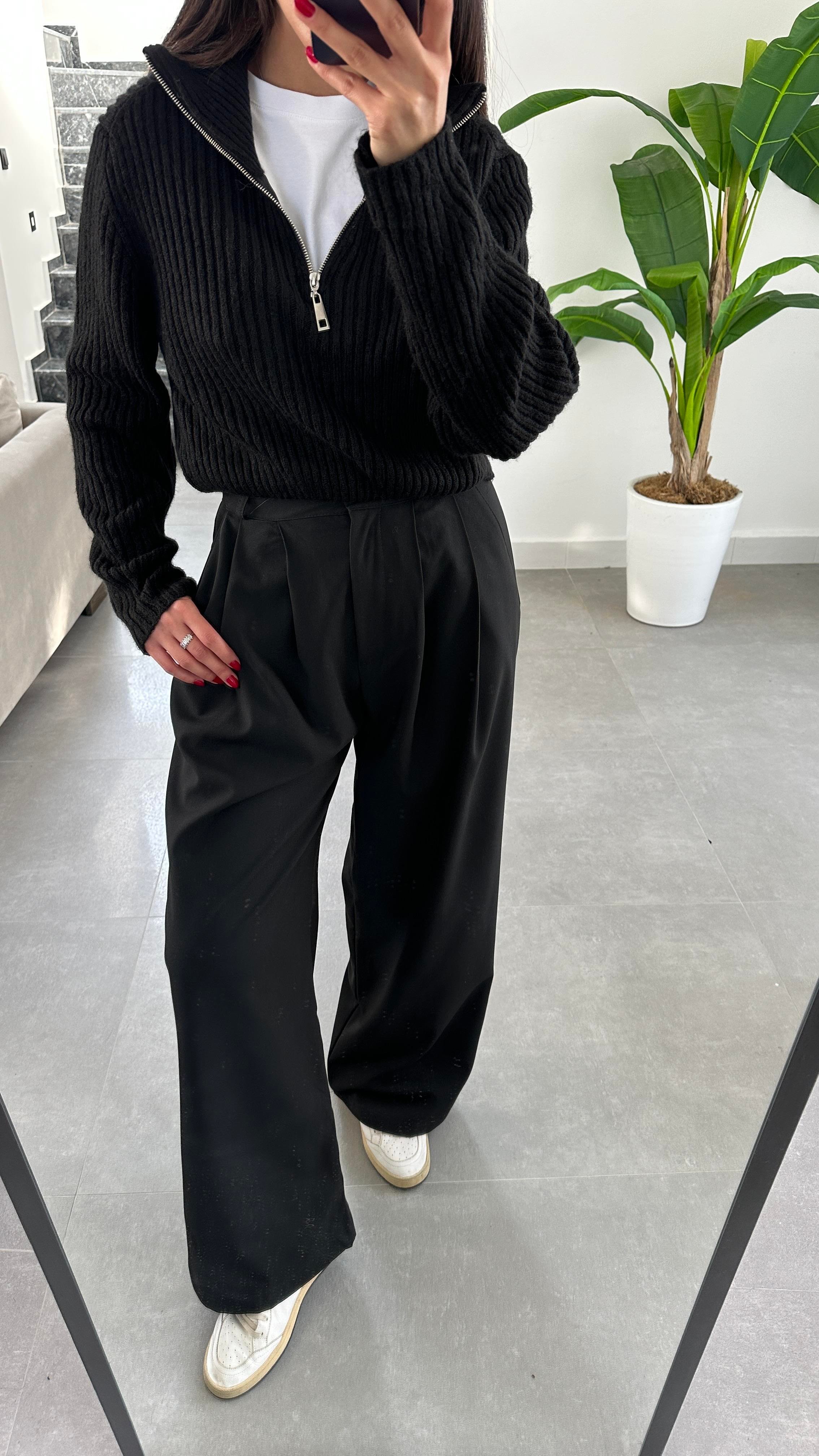 Siyah Klasik Pantolon