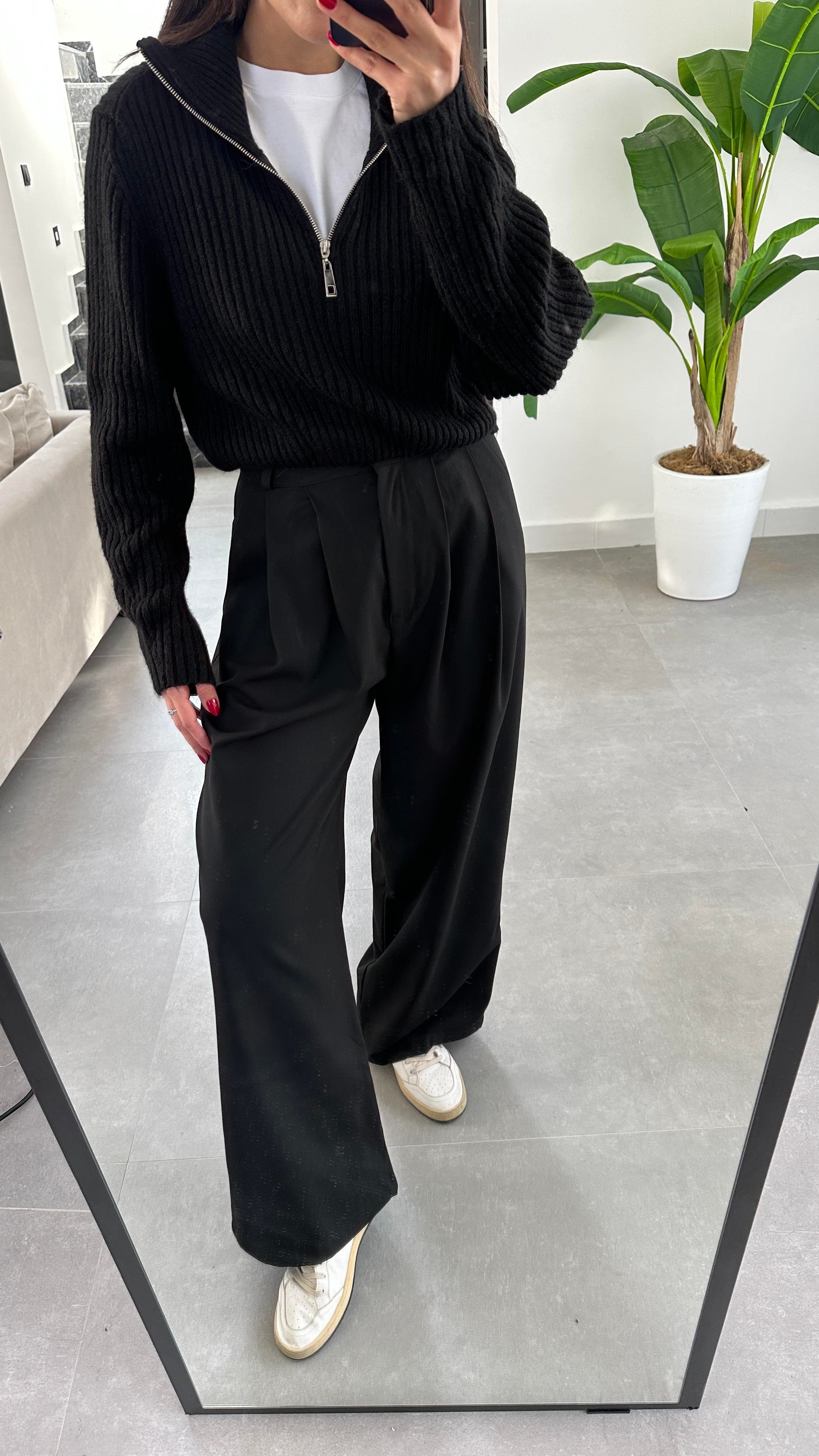 Siyah Klasik Pantolon