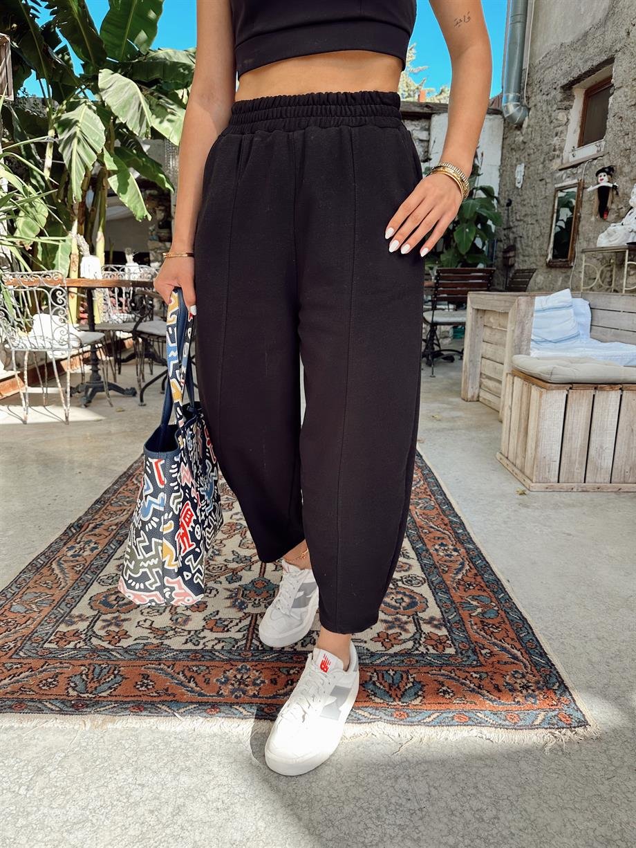 Siyah Şalvar Eşofman