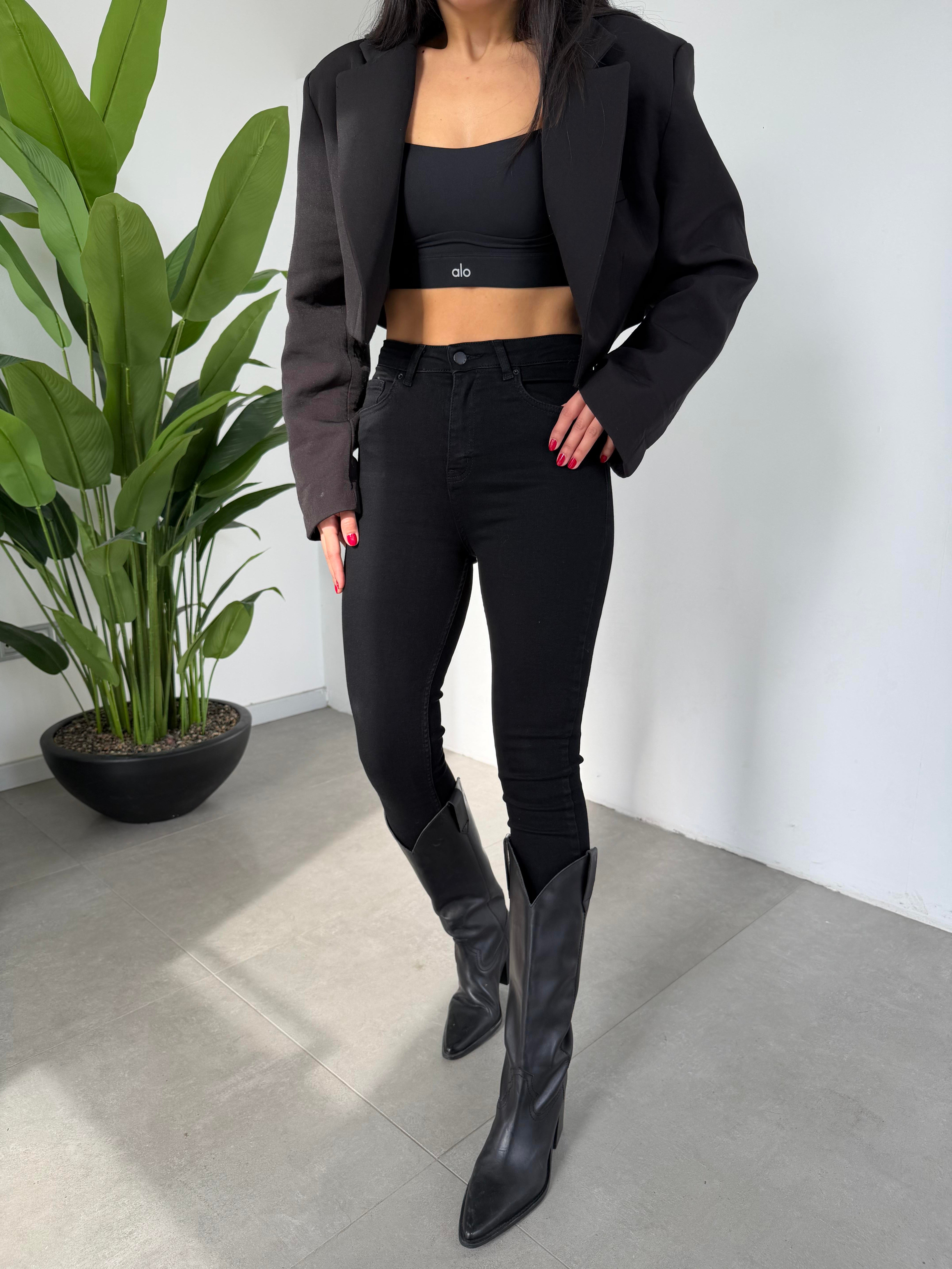 Siyah Skinny Jean