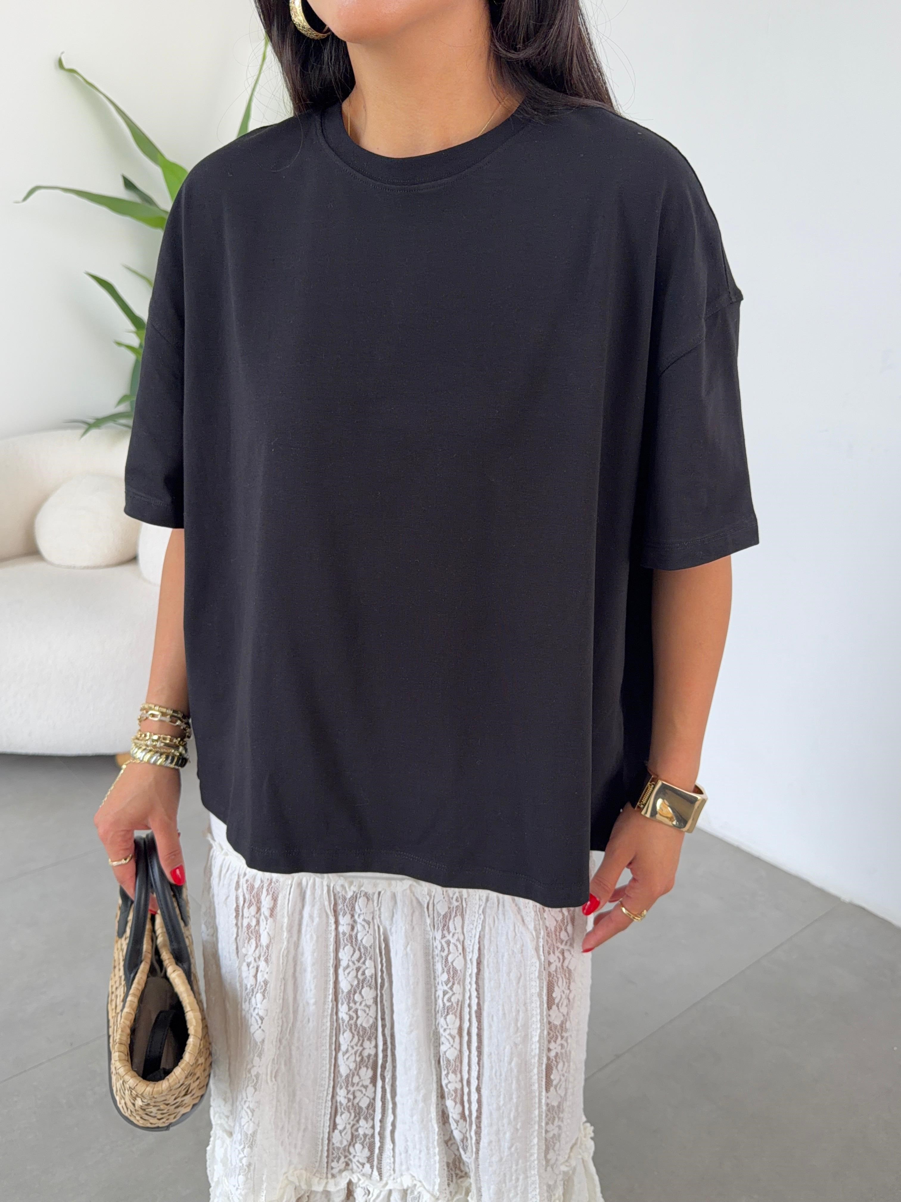 Siyah Zana Tshirt