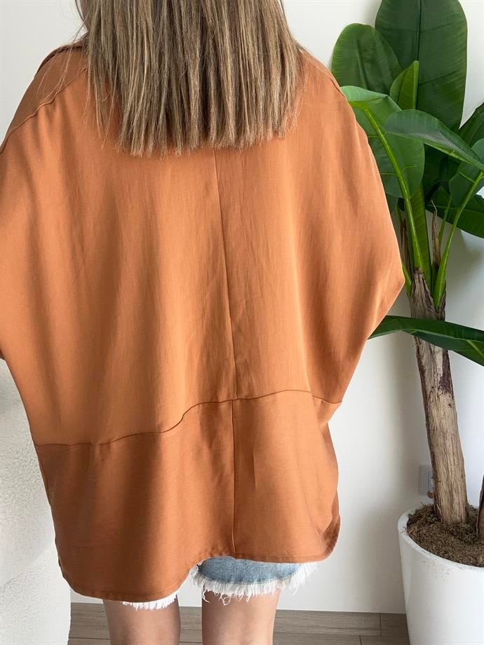 Taba Yarasa Kol Gömlek