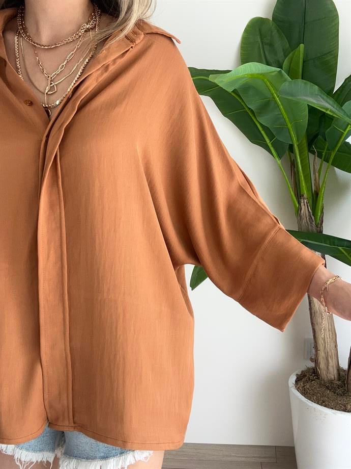 Taba Yarasa Kol Gömlek