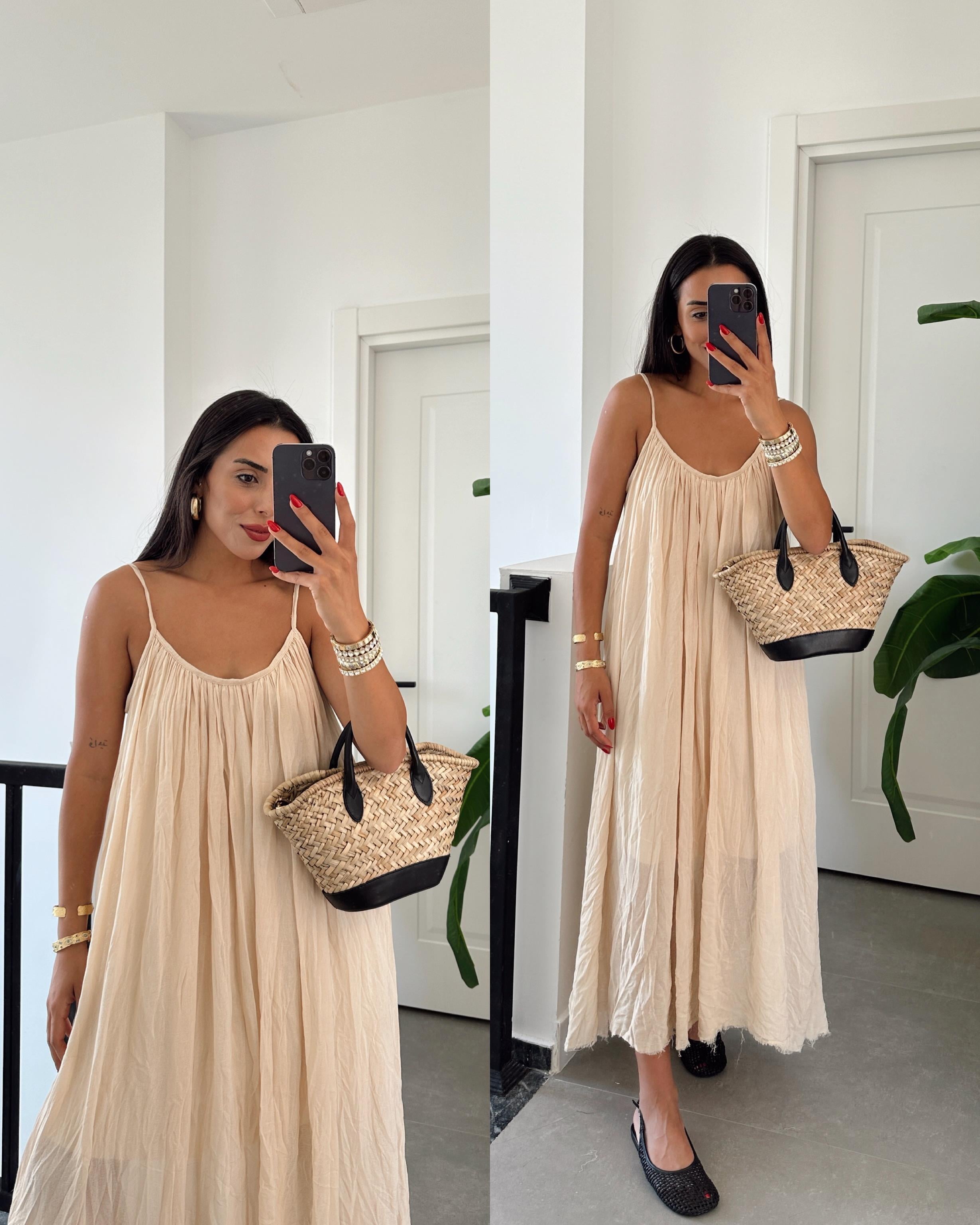 Taş Askılı Elbise