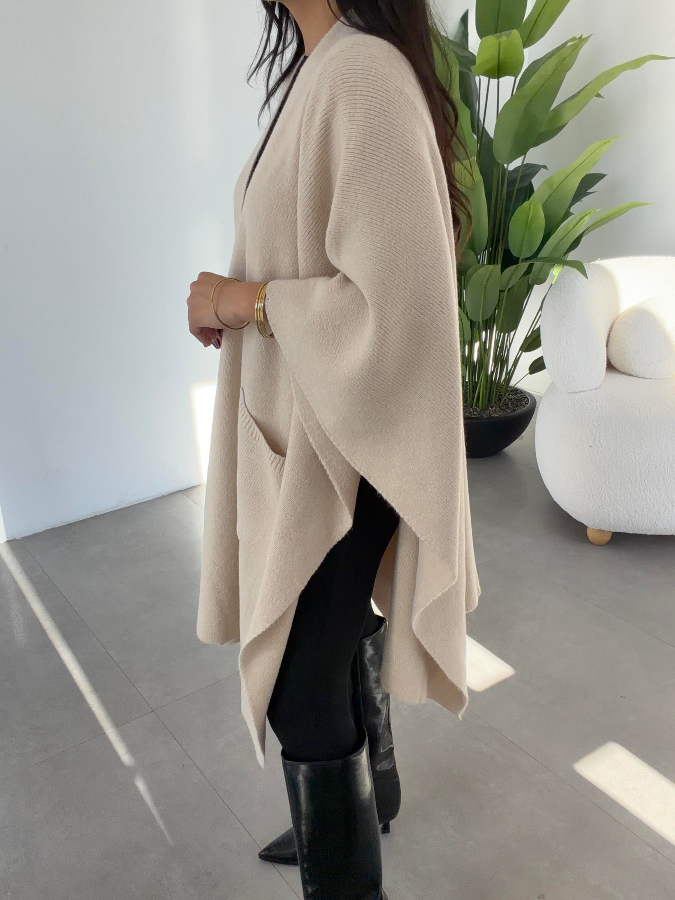 Taş Cepli Triko Panço