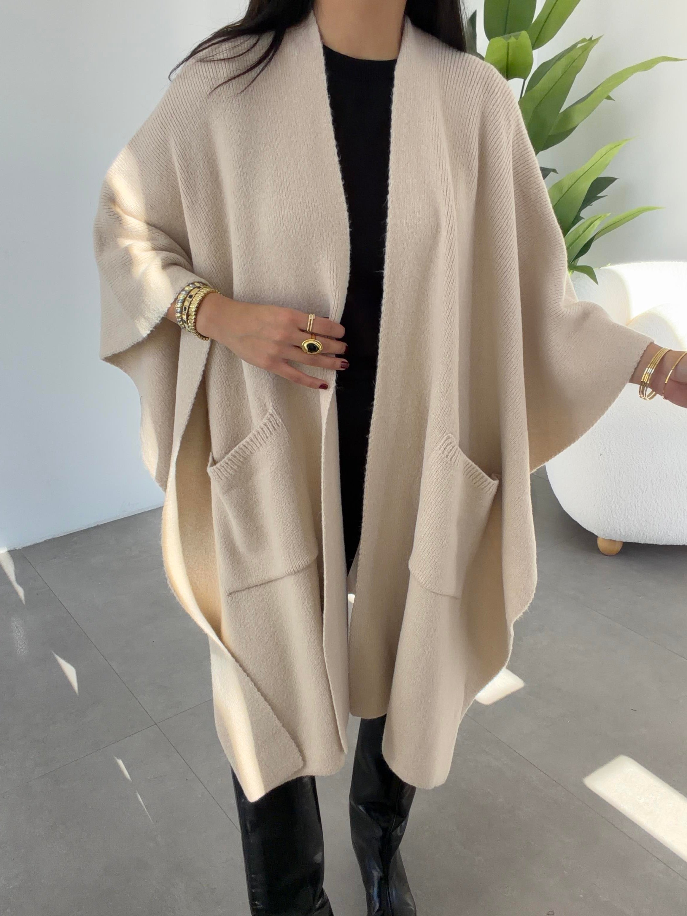 Taş Cepli Triko Panço