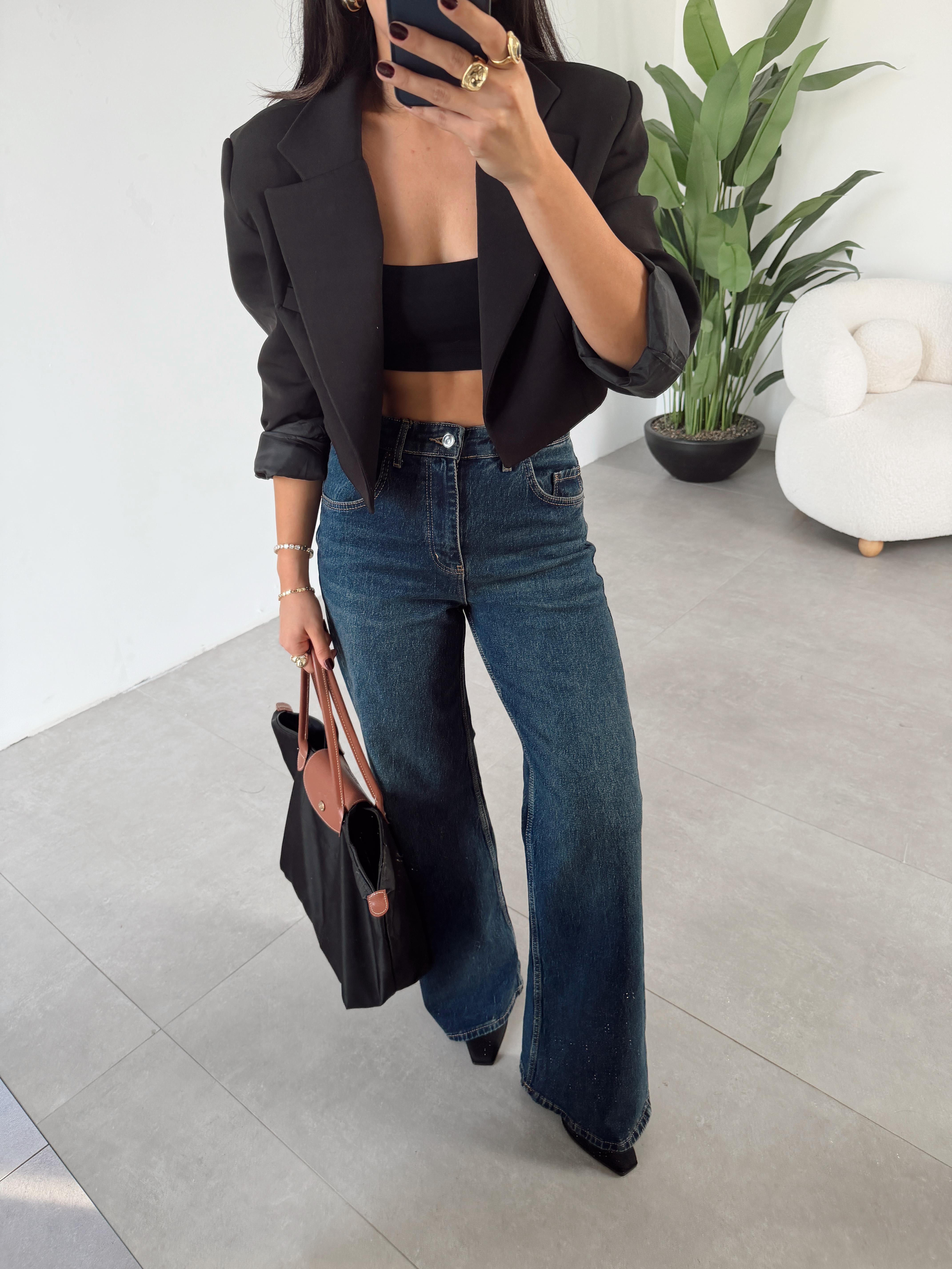 Tıntlı Wideleg Jean