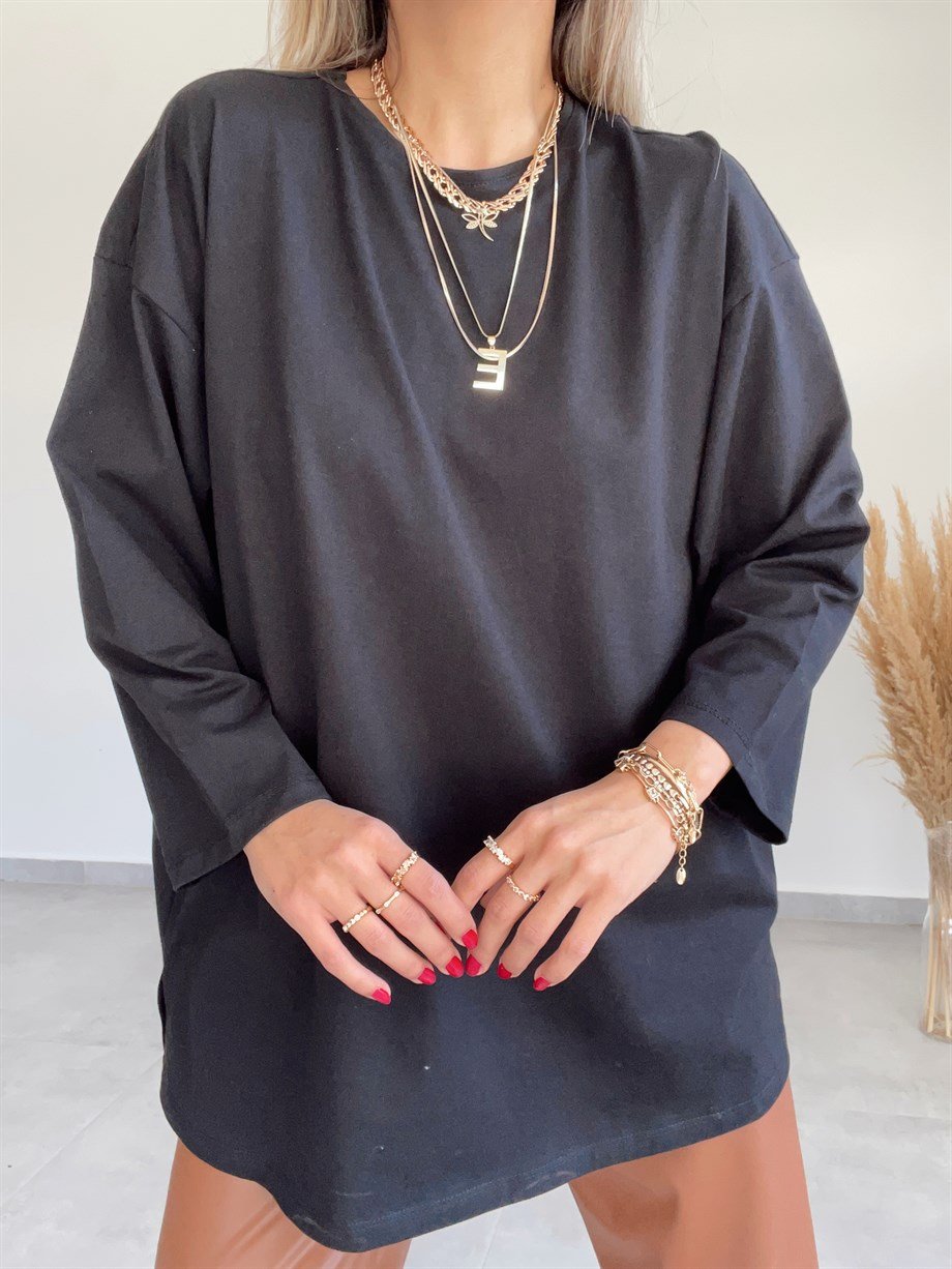 Uzun Kol Basic Siyah