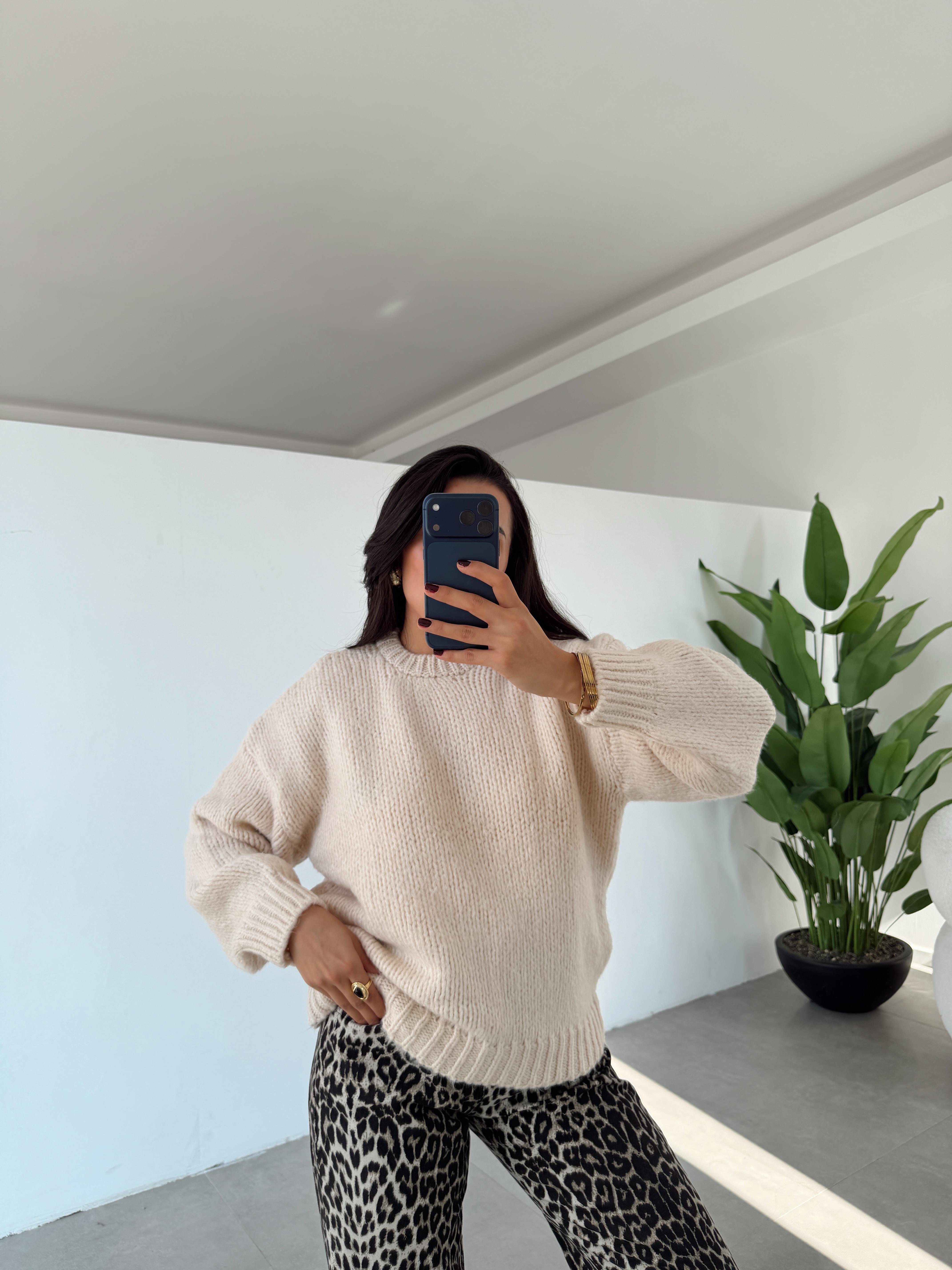 Vanilya Uzun Kollu Kazak