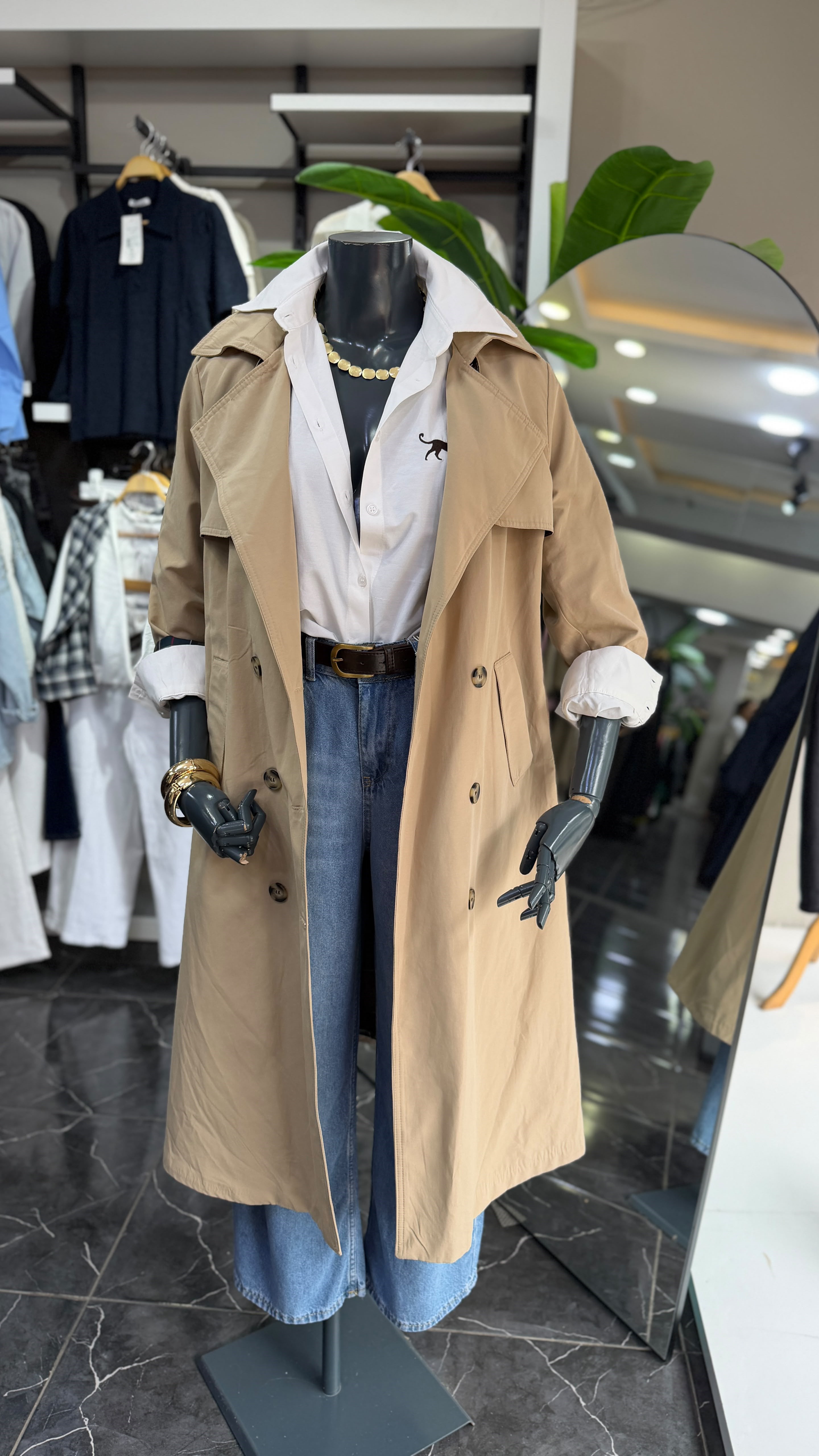 Vizon Ekose Astarlı Trench