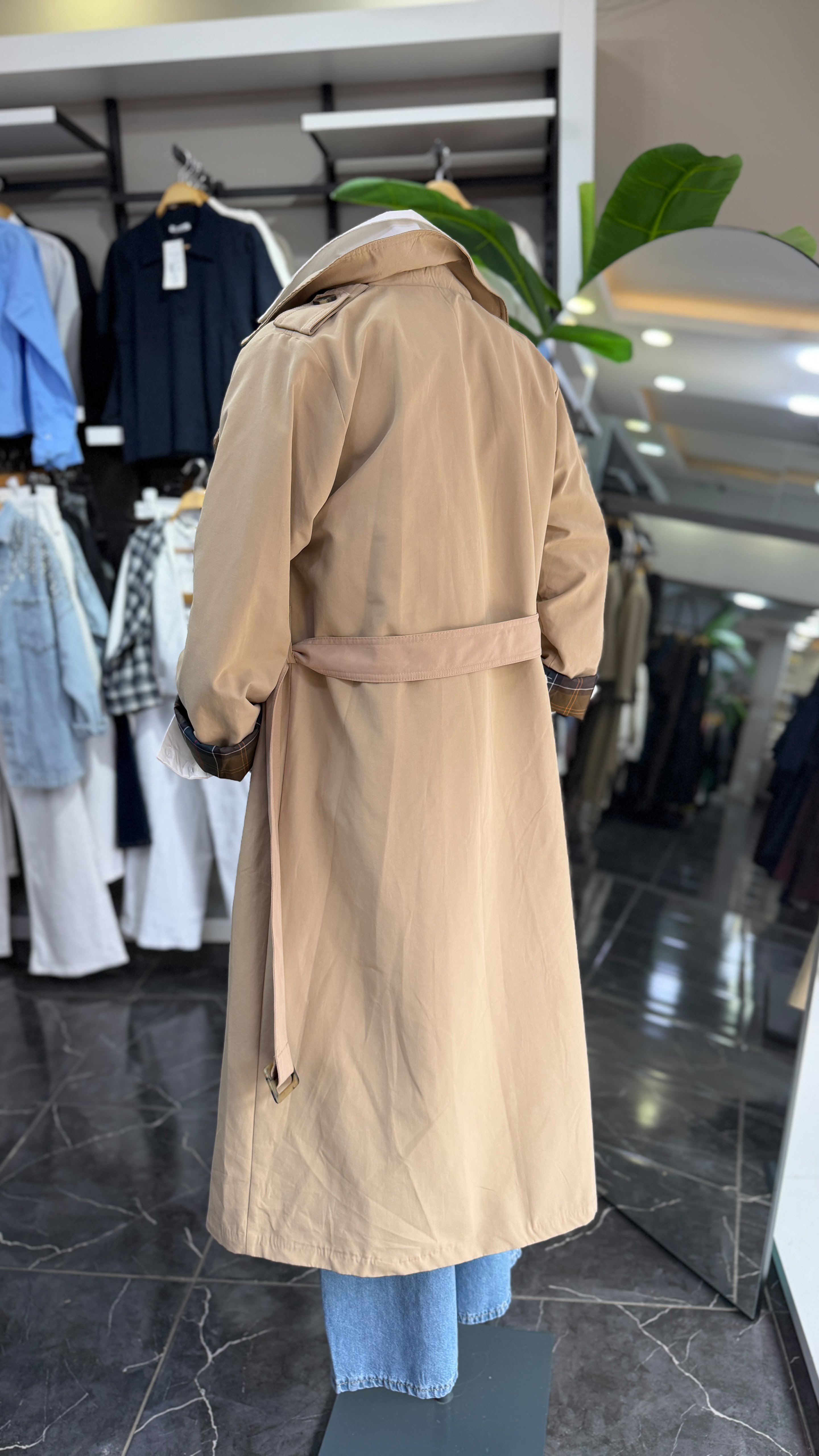 Vizon Ekose Astarlı Trench