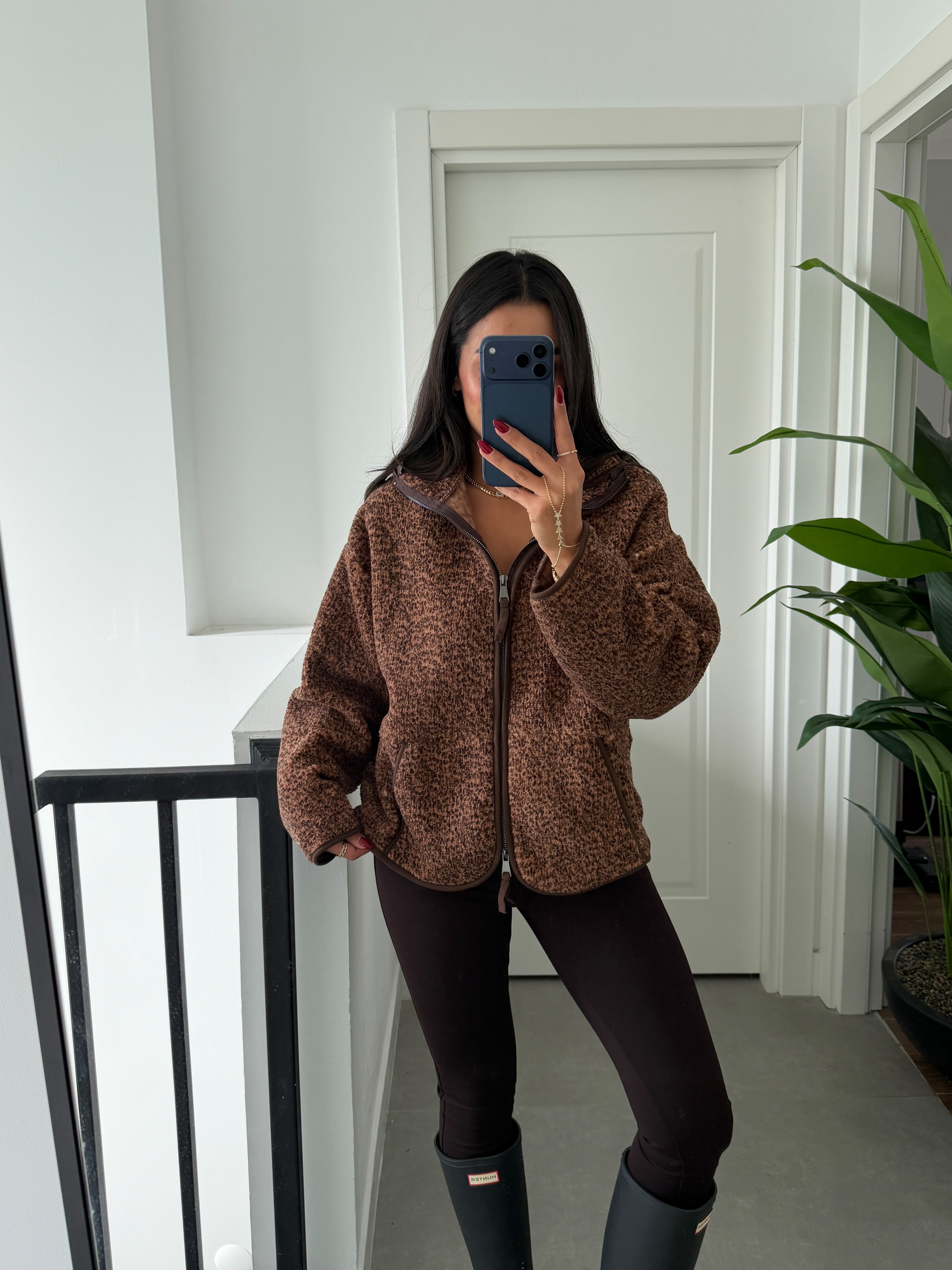 Vizon Kırçıllı Polar Sweat