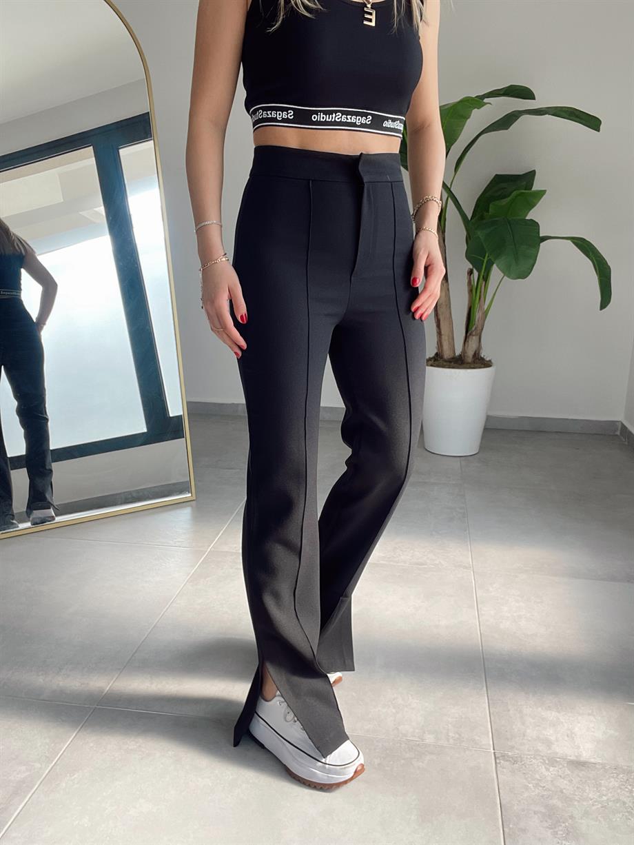 Yanı Yırtmaçlı İspanyol Pantolon