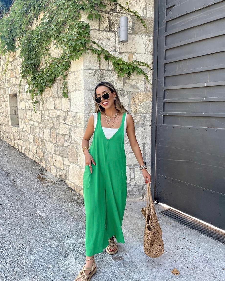 Yeşil Salopet Tulum