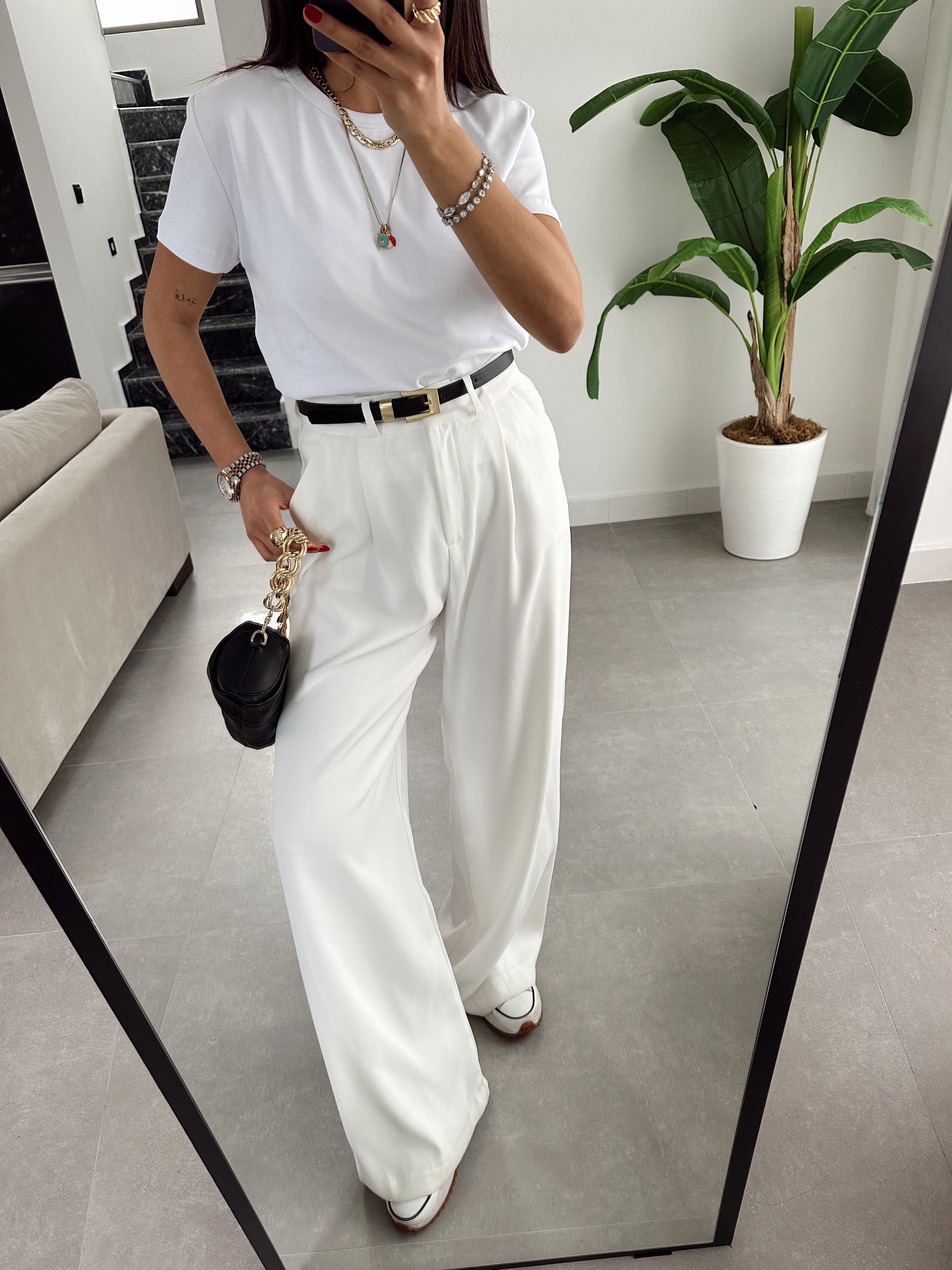 Zr Ekru Bisiklet Yaka Basic Tişört