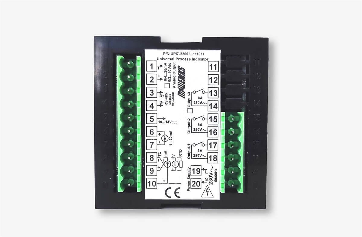 EMKS ElektronikÜniversal Girişli Proses İndikatörleriUPI7-2200 (72x72mm)