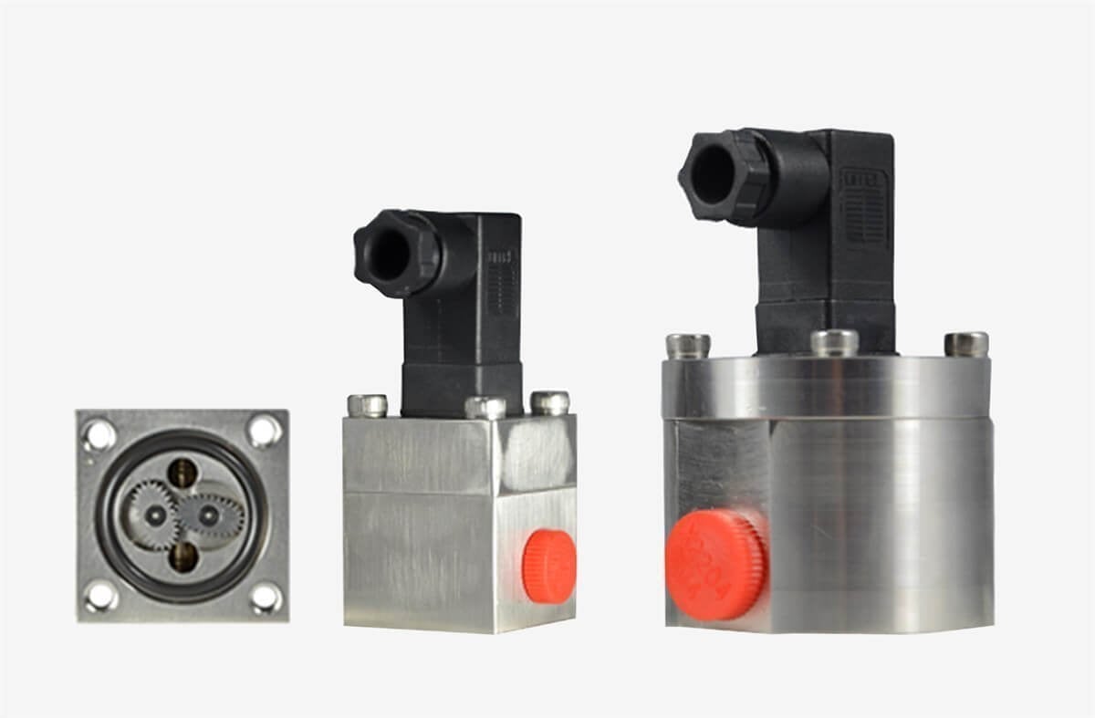 TEKSENSOval Dişli DebimetrelerOGF-M25-AL Düşük Hacimli Oval Dişli Debimetre