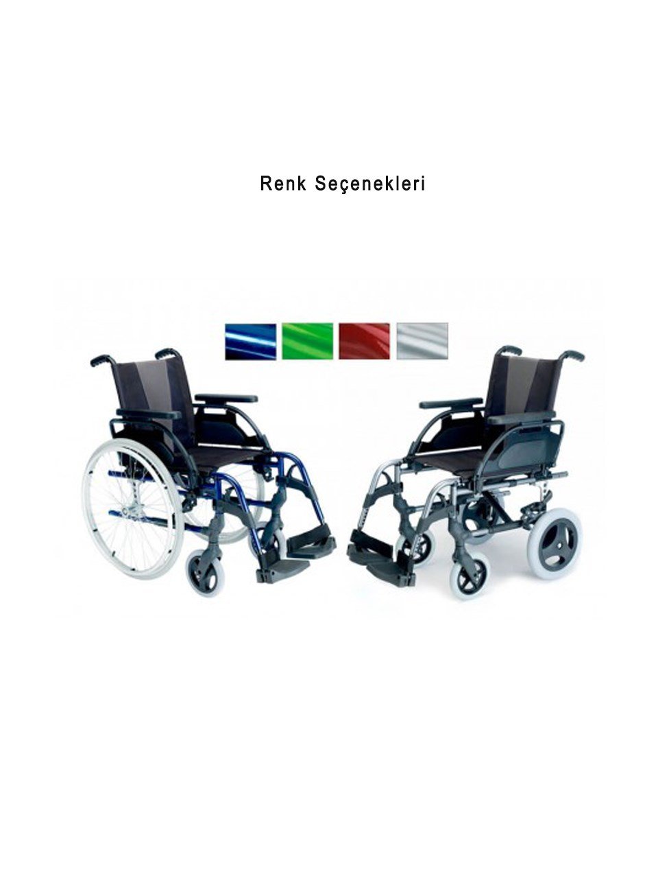 Manuel Tekerlekli SandalyeBreezy Style Alüminyum Manuel Tekerlekli Sandalye (12