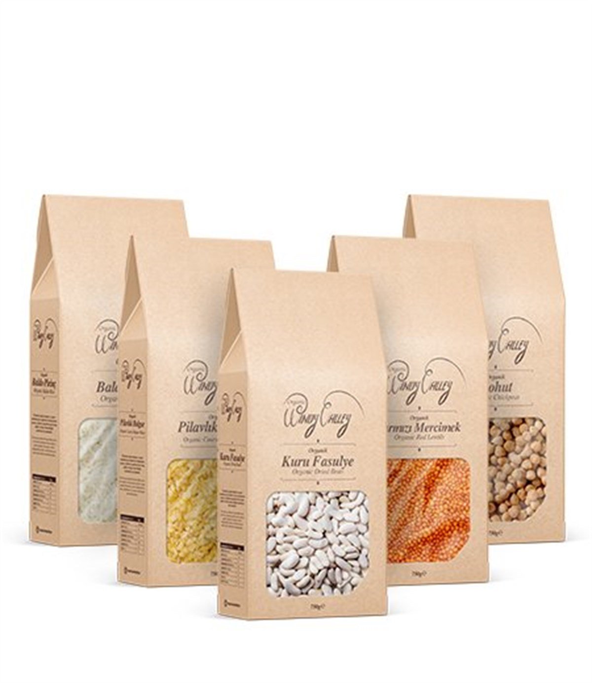 Organik Bakliyat Sepeti (5 Parça)
