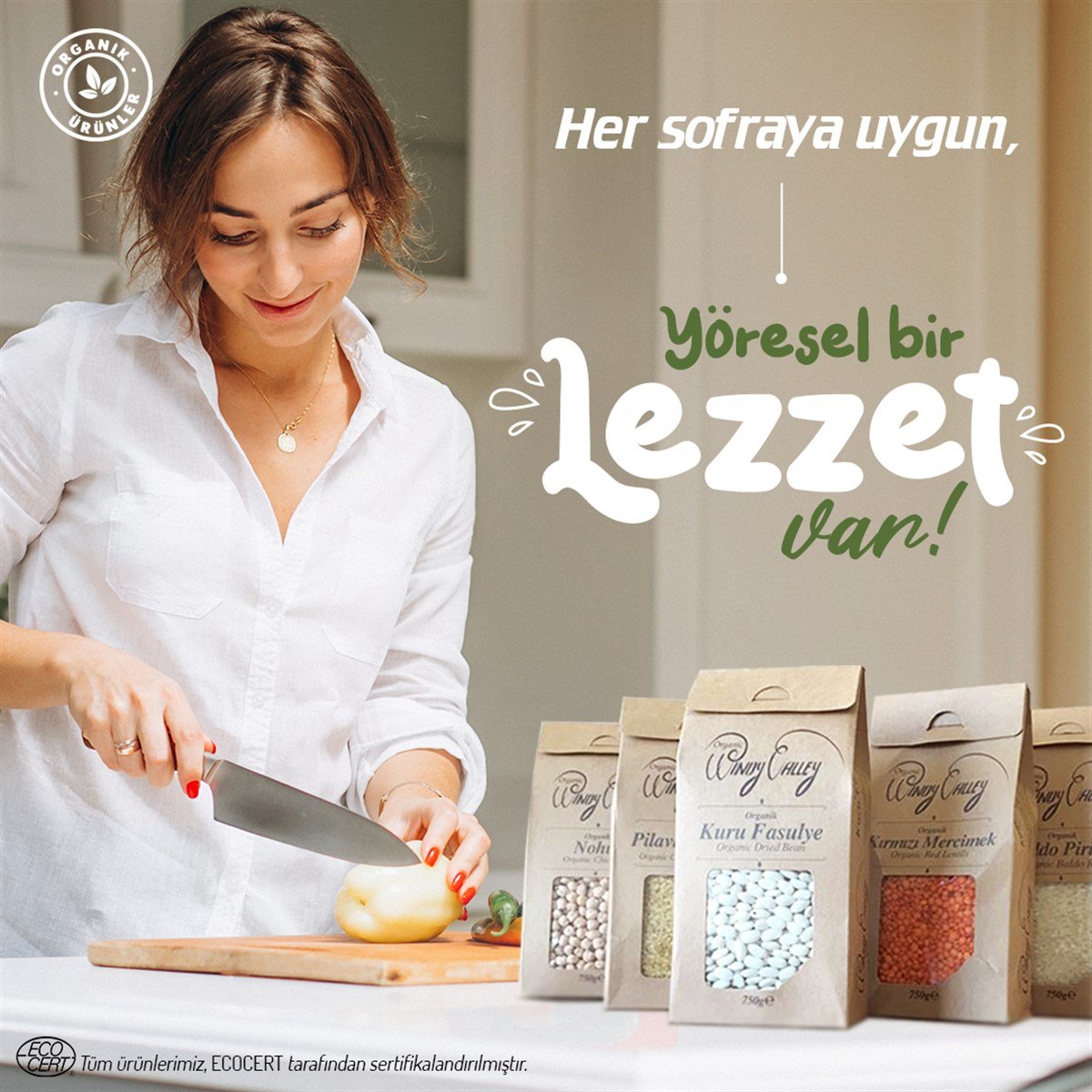 Organik Bakliyat Sepeti (5 Parça)