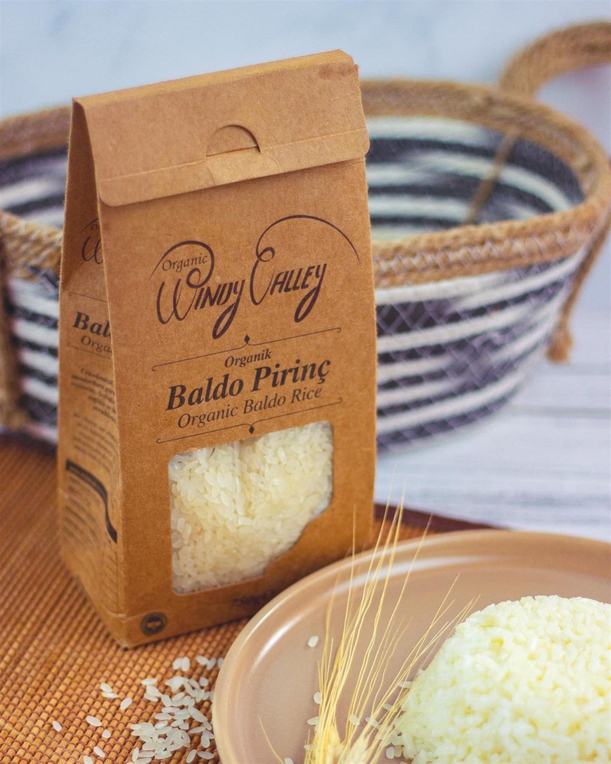 Organik Baldo Pirinç (750gr)