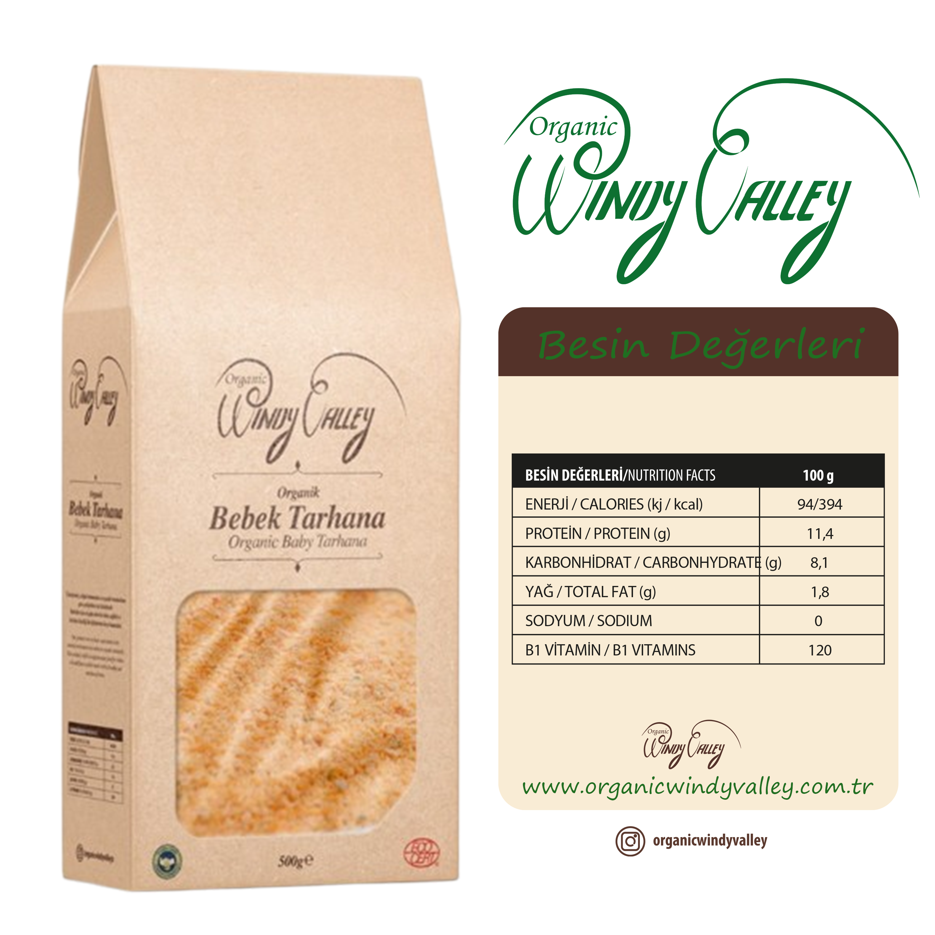 Organik Bebek Tarhana (500 gr)     Bebek ek Gıda 