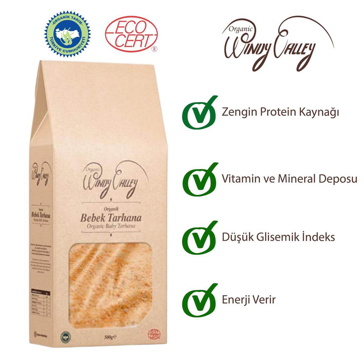 Organik Bebek Tarhana (500 gr)     Bebek ek Gıda 