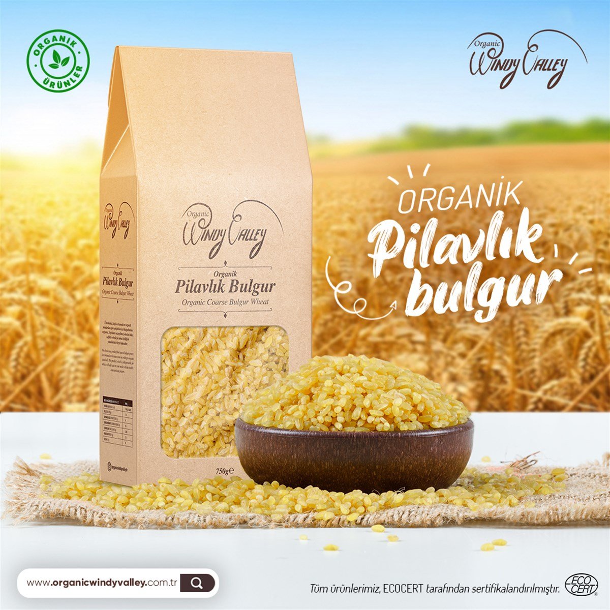 Organik Bulgur (750gr)