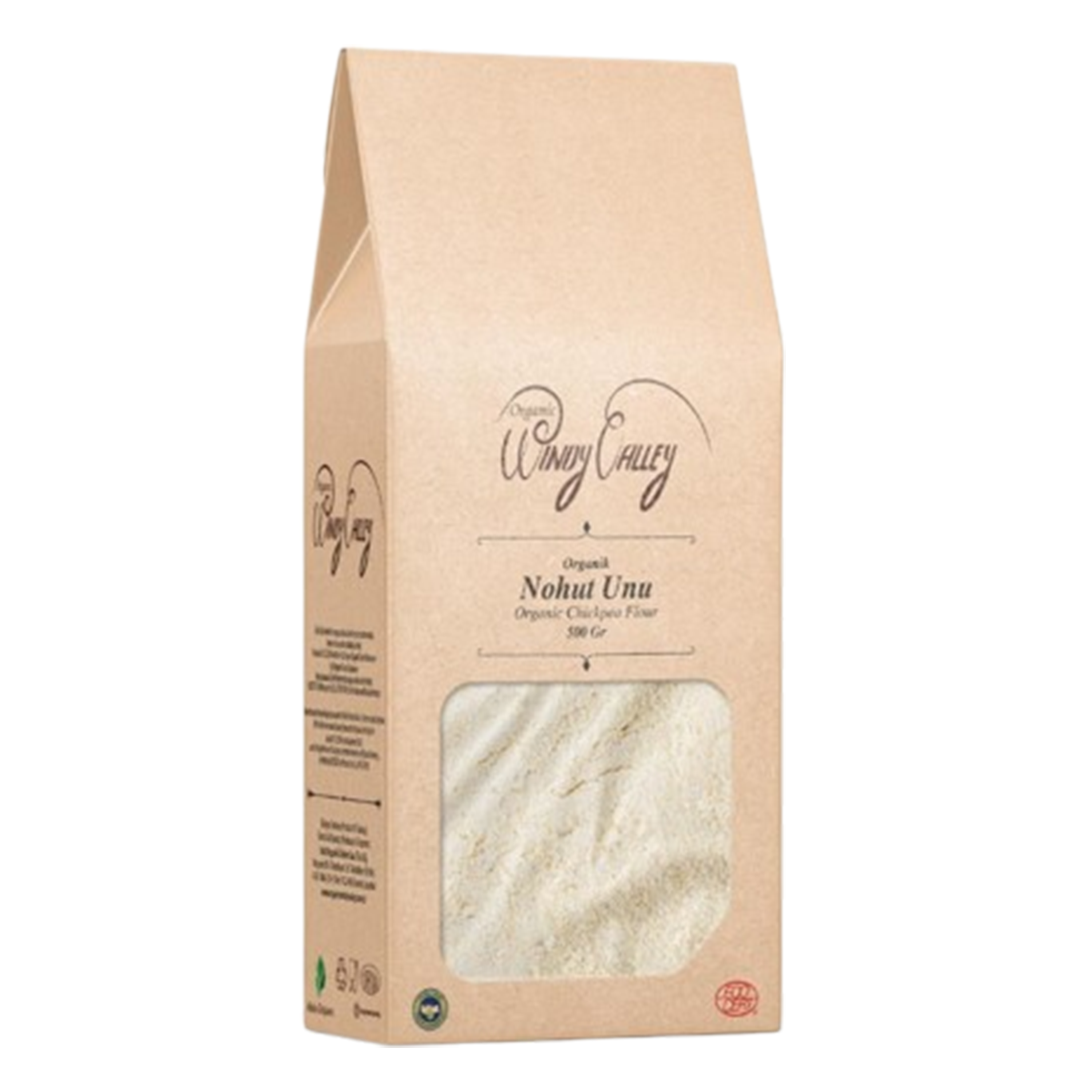 Organik Glutensiz Nohut Unu  (500 gr)   Yerli ürün 