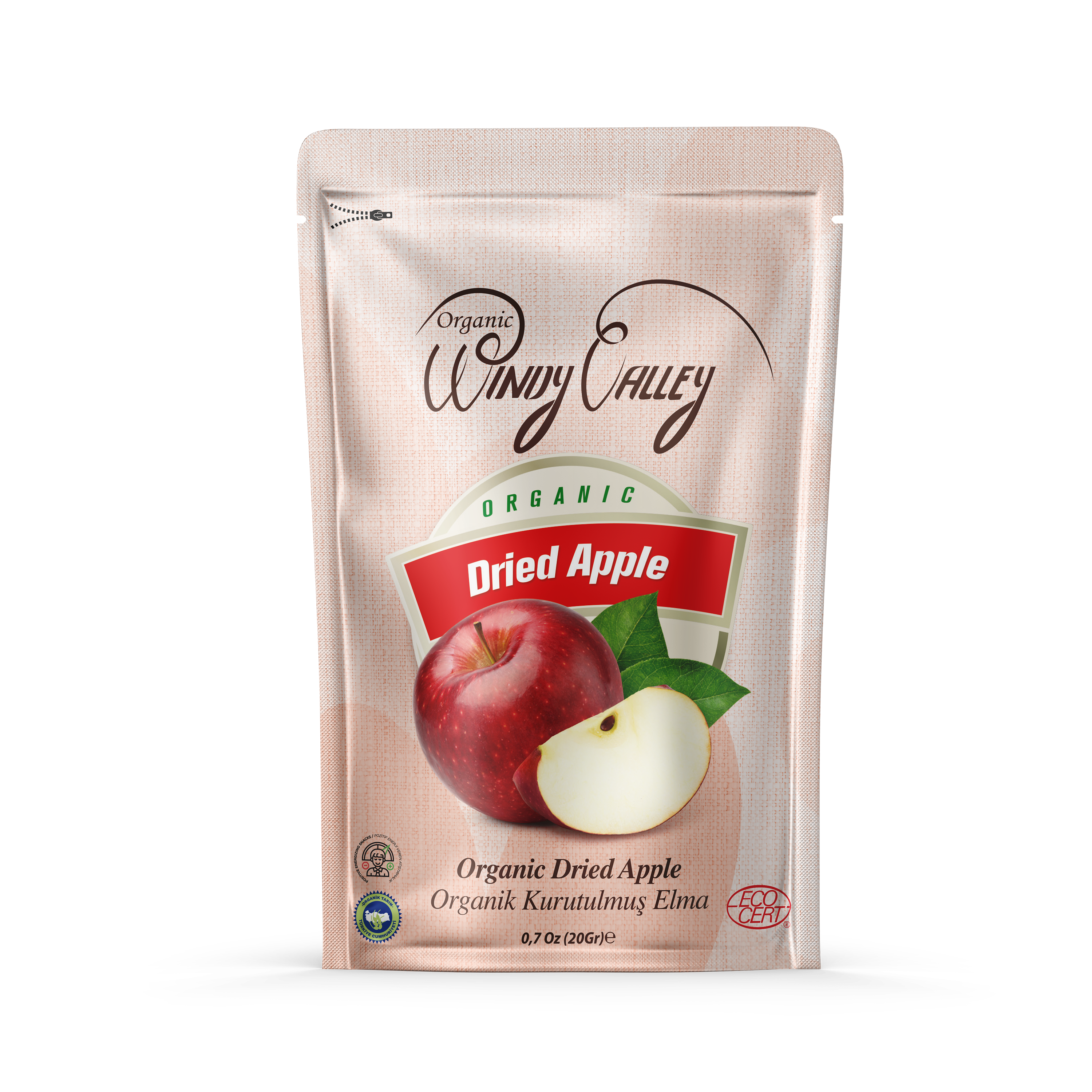 Organik  Gurme Elma Cipsi  (20 gr) 