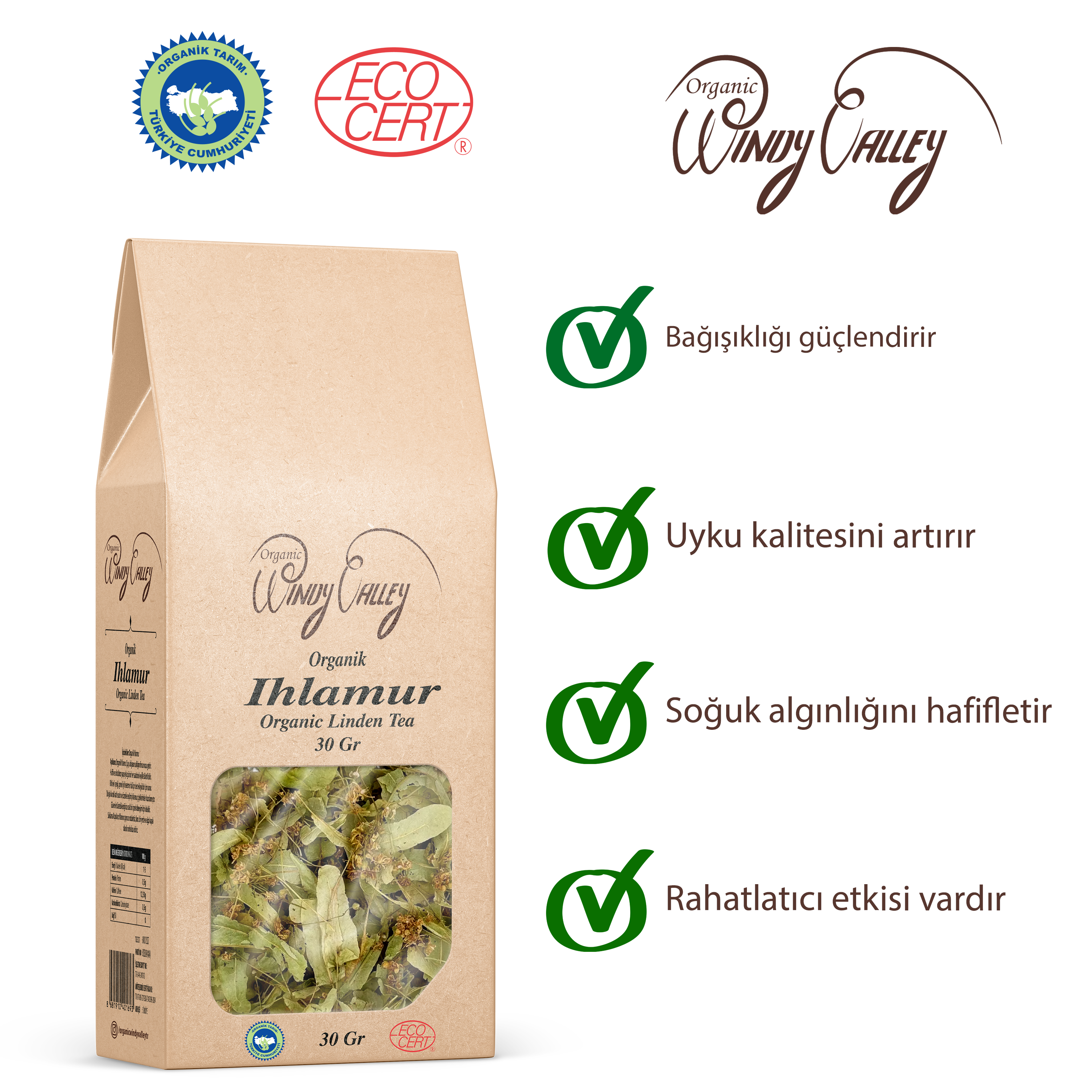 Organik Ihlamur (30 gr)