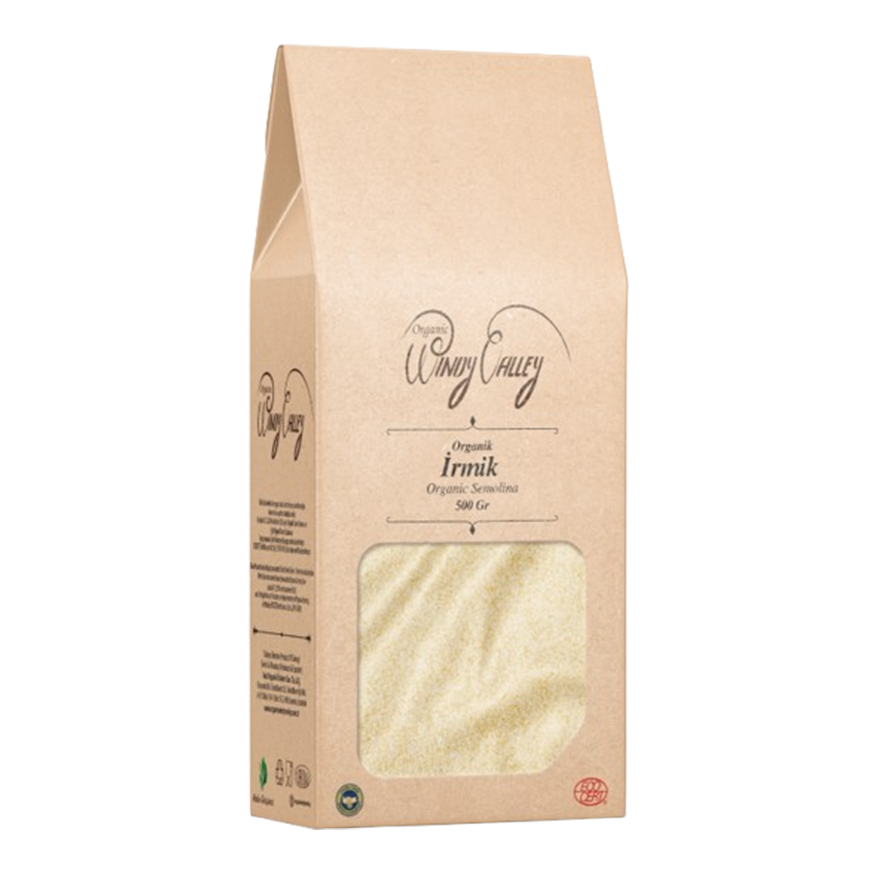 Organik İrmik (ince öğütülmüş ) (500 gr)  