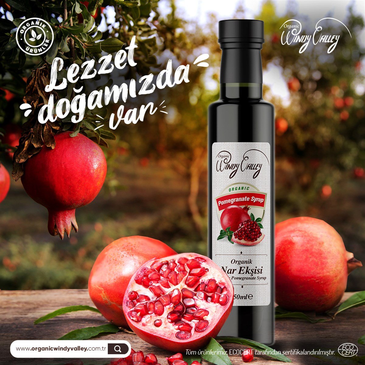 Organik Nar Ekşisi (250ml)