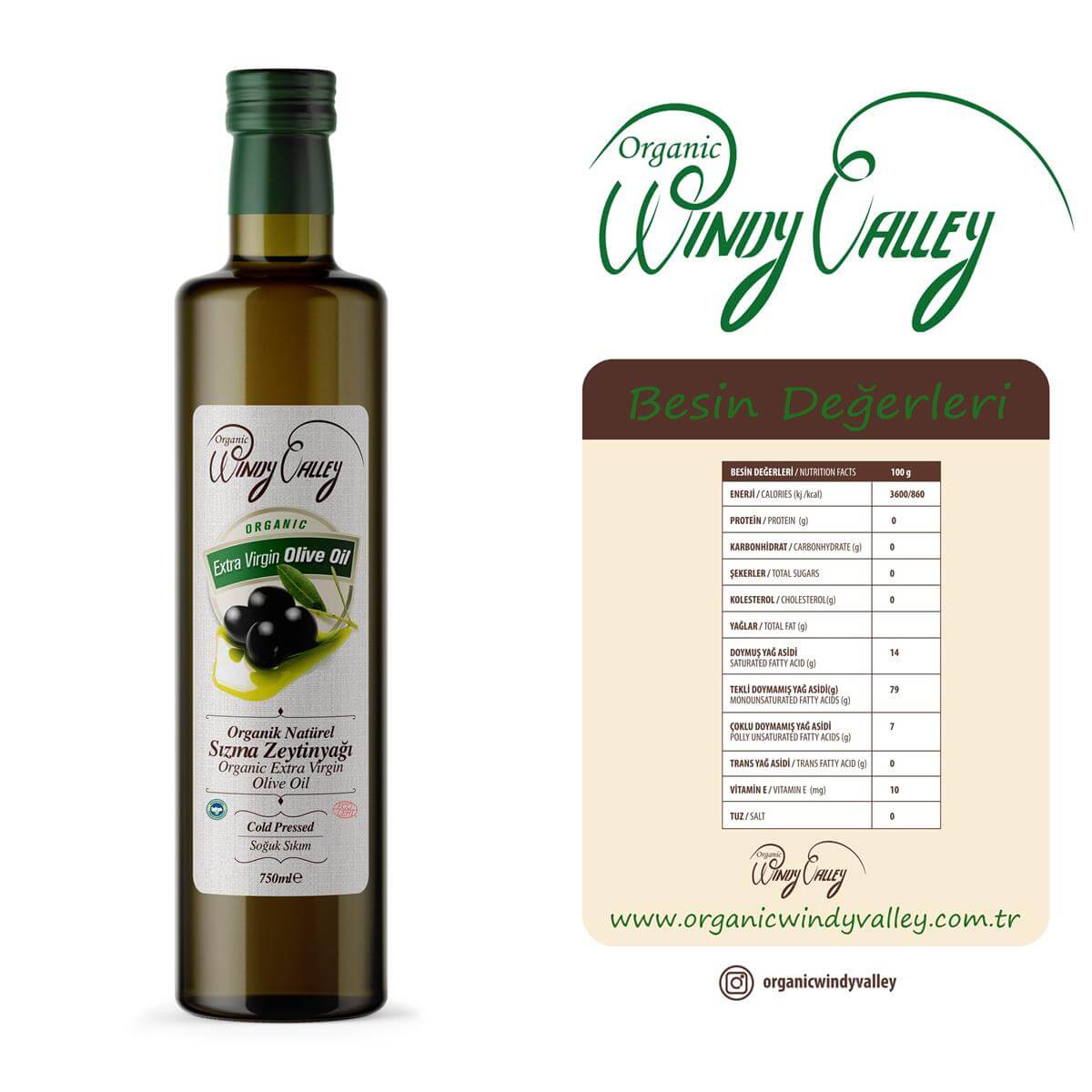 Organik Sızma Zeytinyağı Soğuk sıkım   Yüksek Polifenol  (750 ml)