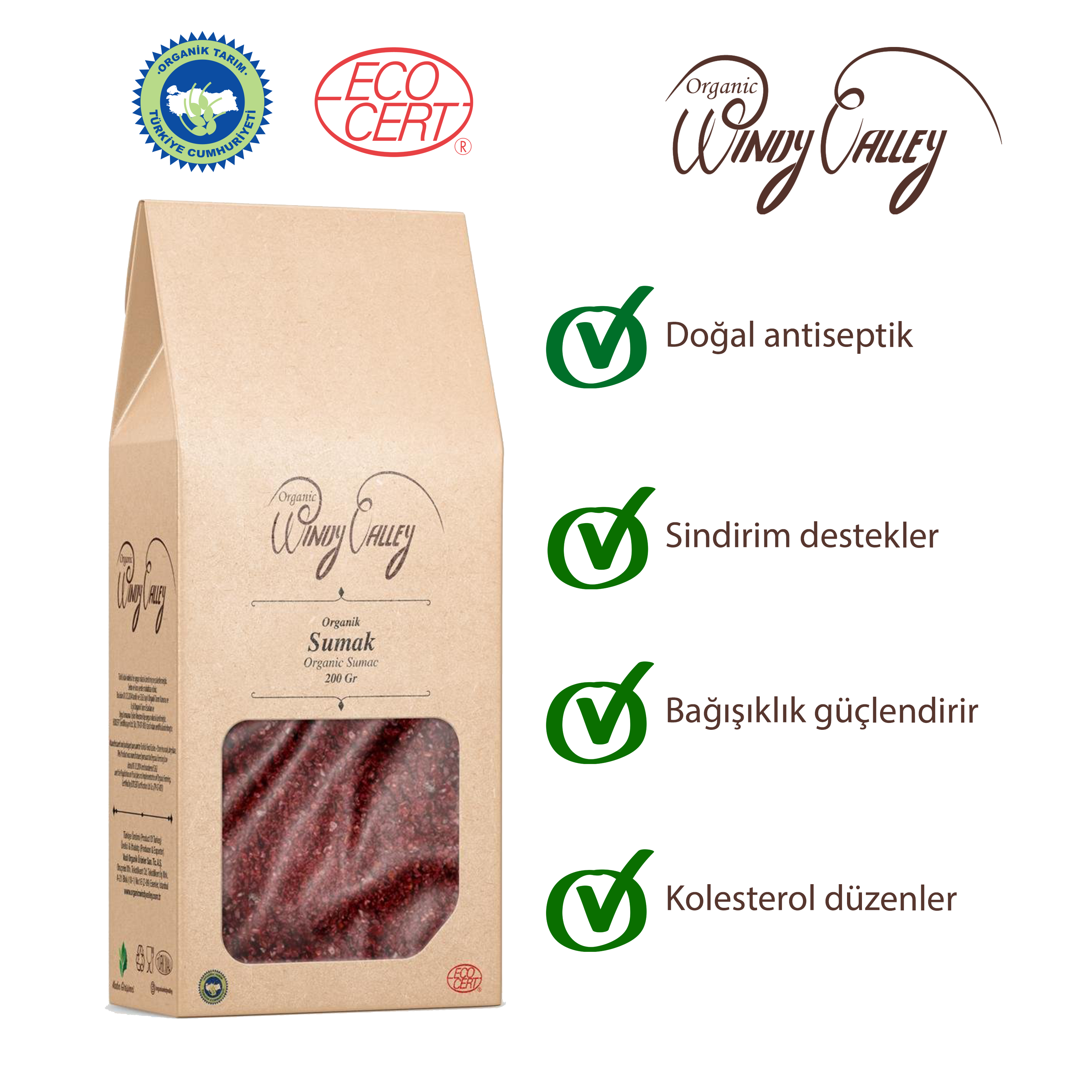 Organik Sumak   (200 gr) 