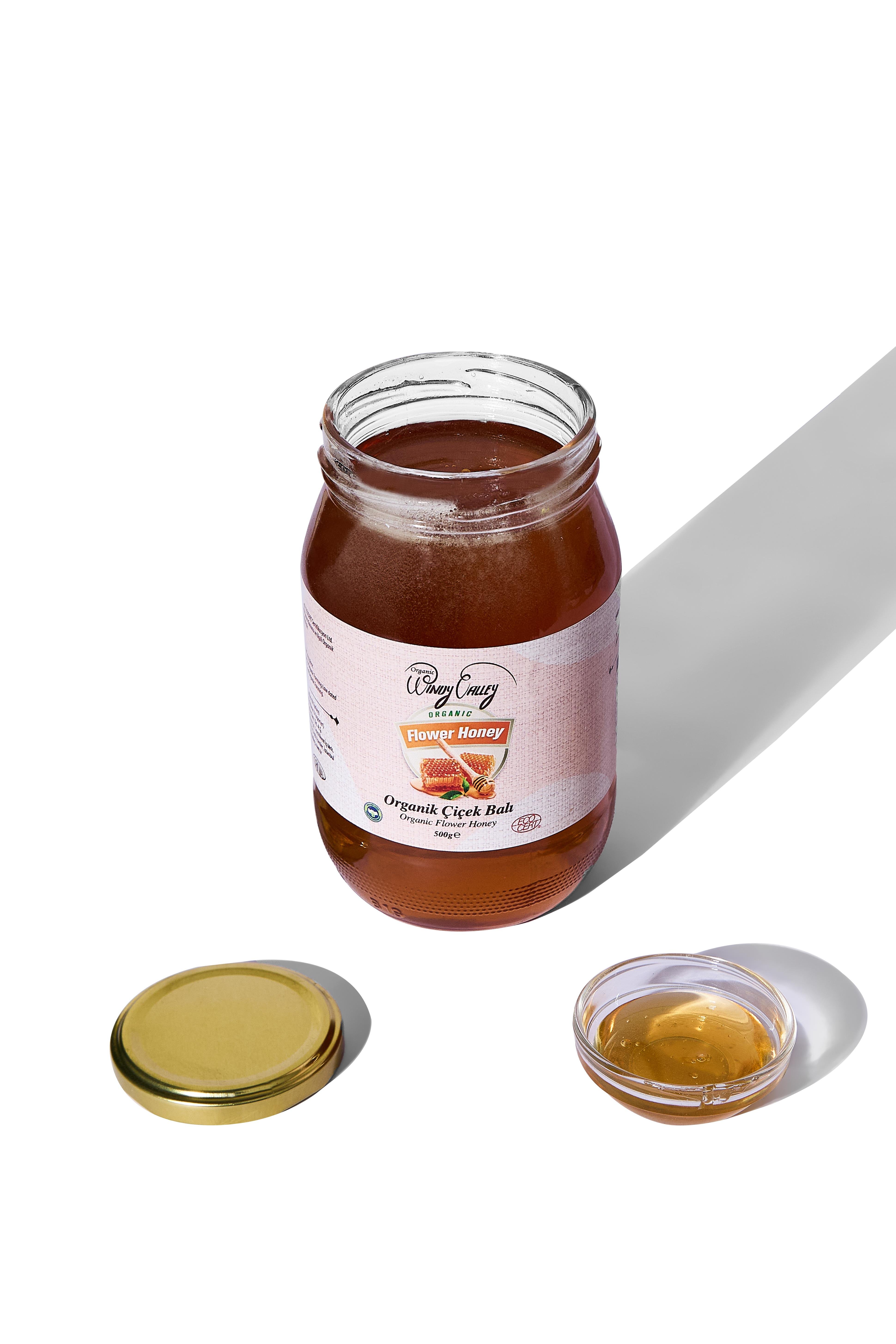 Organik Süzme Çiçek Balı (500 gr) 