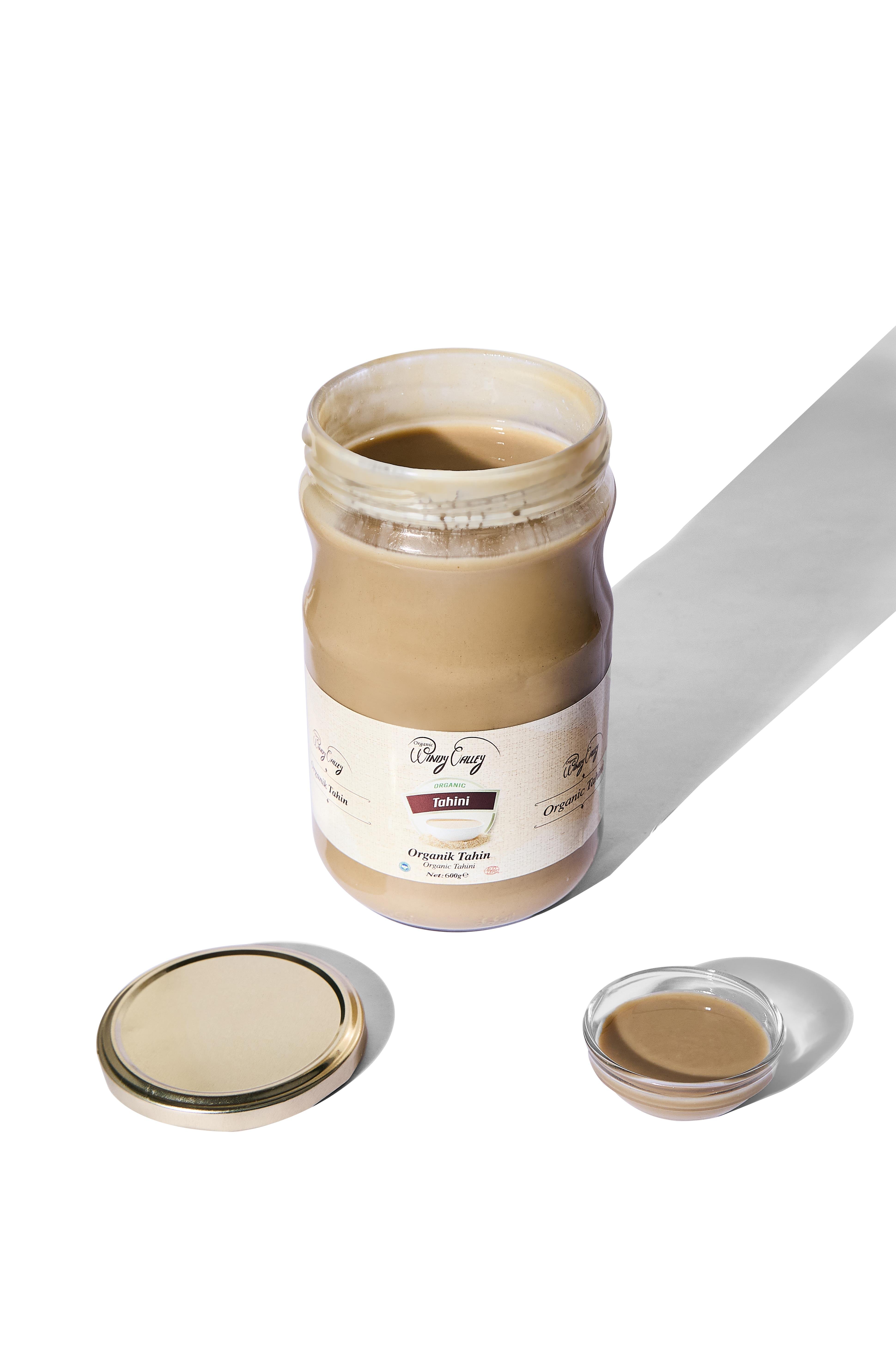 Organik Tahin (600 gr) Yerli susamdan üretilmiştir.Gluten içermez.İlave yağ içermez