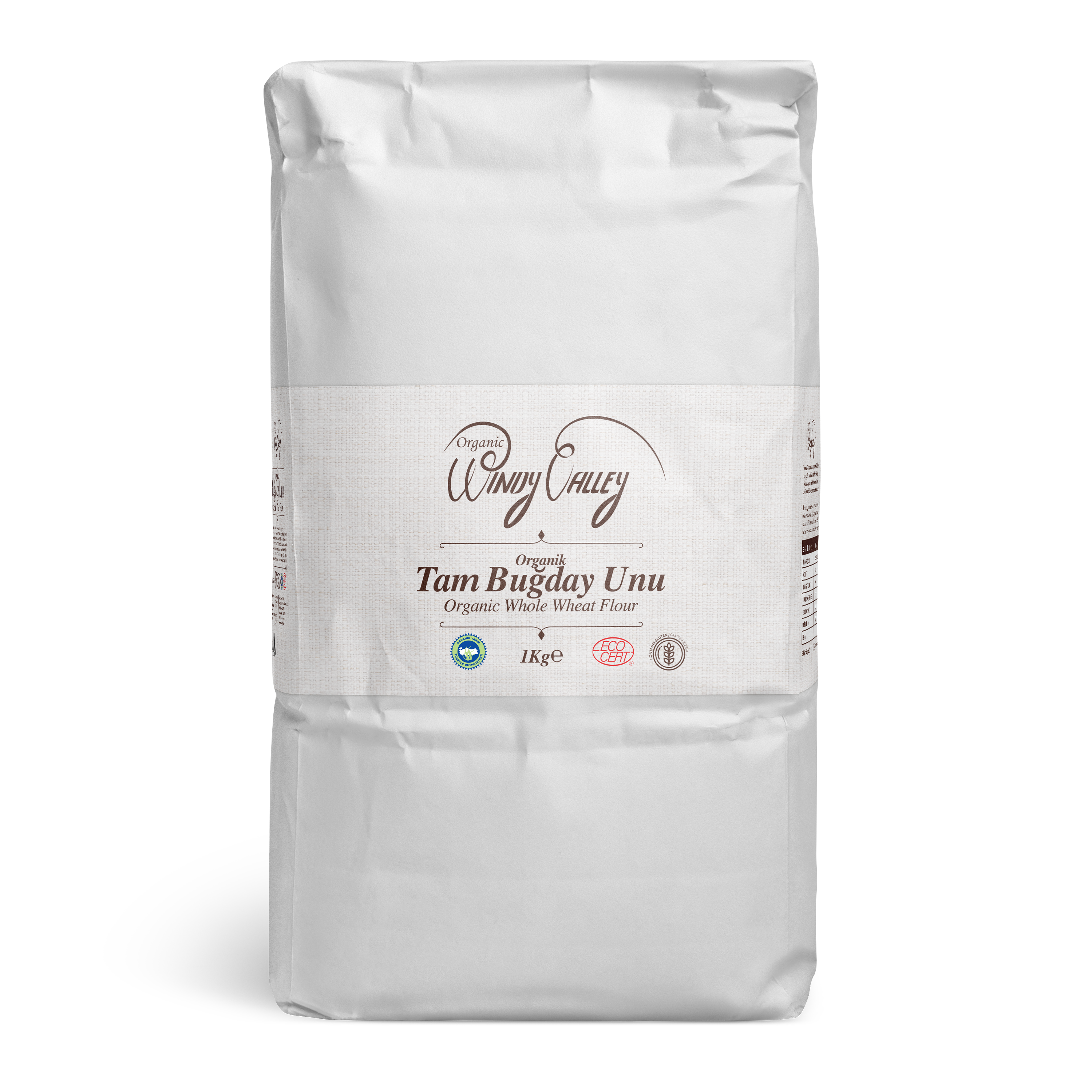 Organik Tam Buğday Unu   (1 Kg)