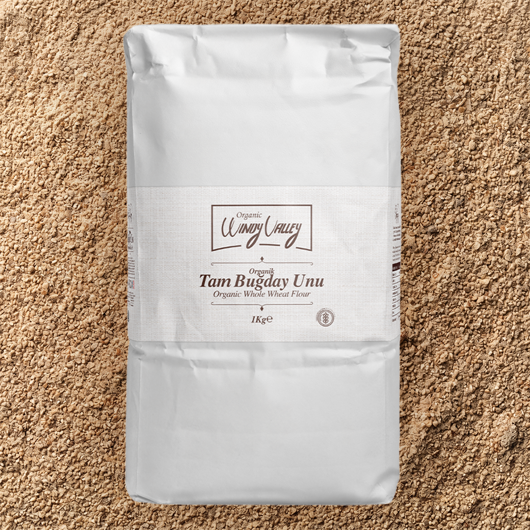 Organik Tam Buğday Unu (1 Kg)