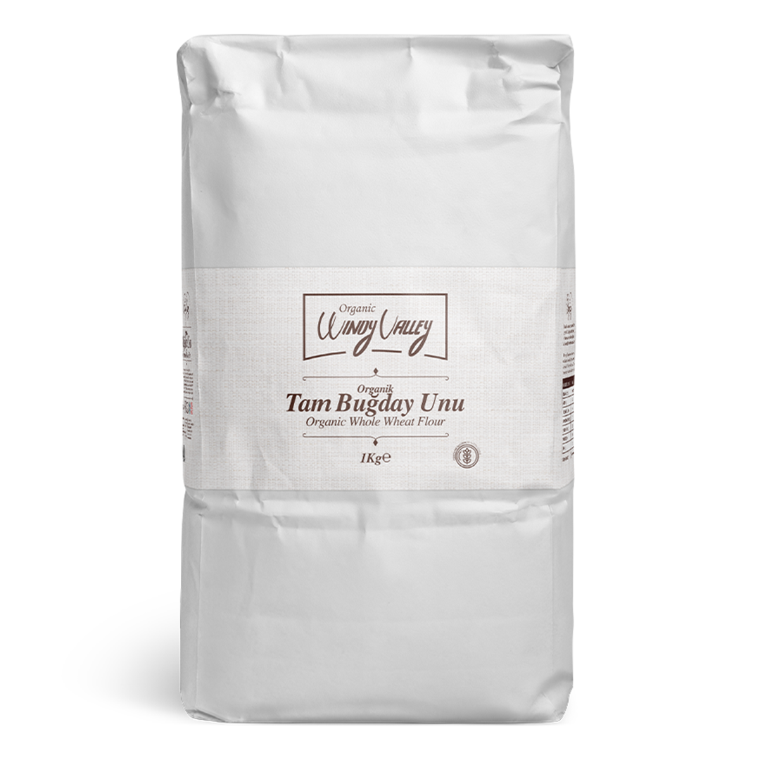 Organik Tam Buğday Unu (1 Kg)
