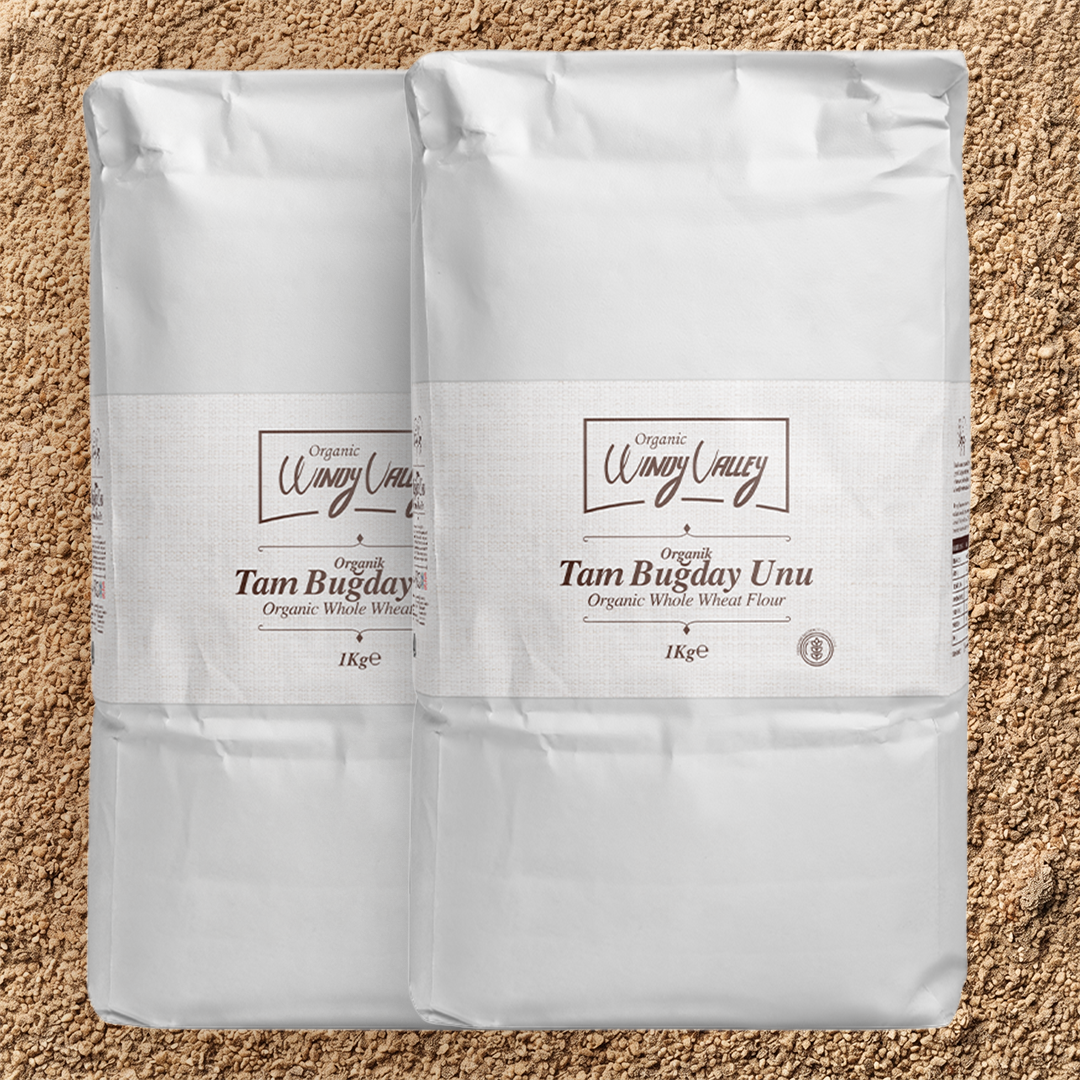 Organik Tam Buğday Unu (2 Kg)  Yerli ürün
