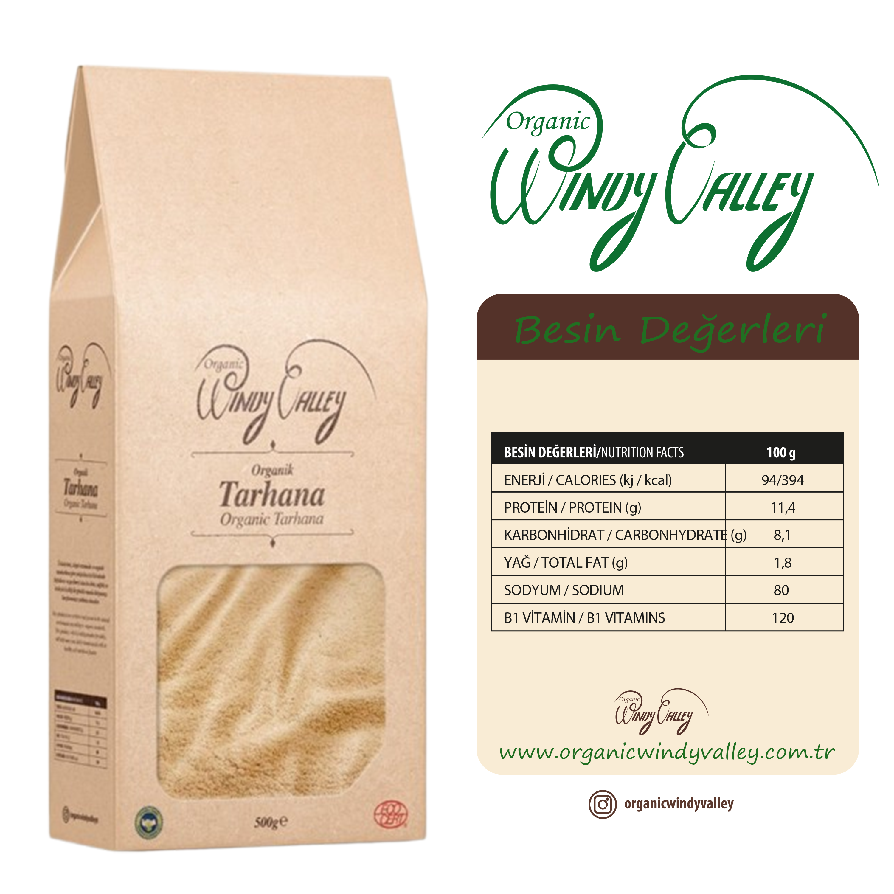 Organik Tarhana   (500 gr)  