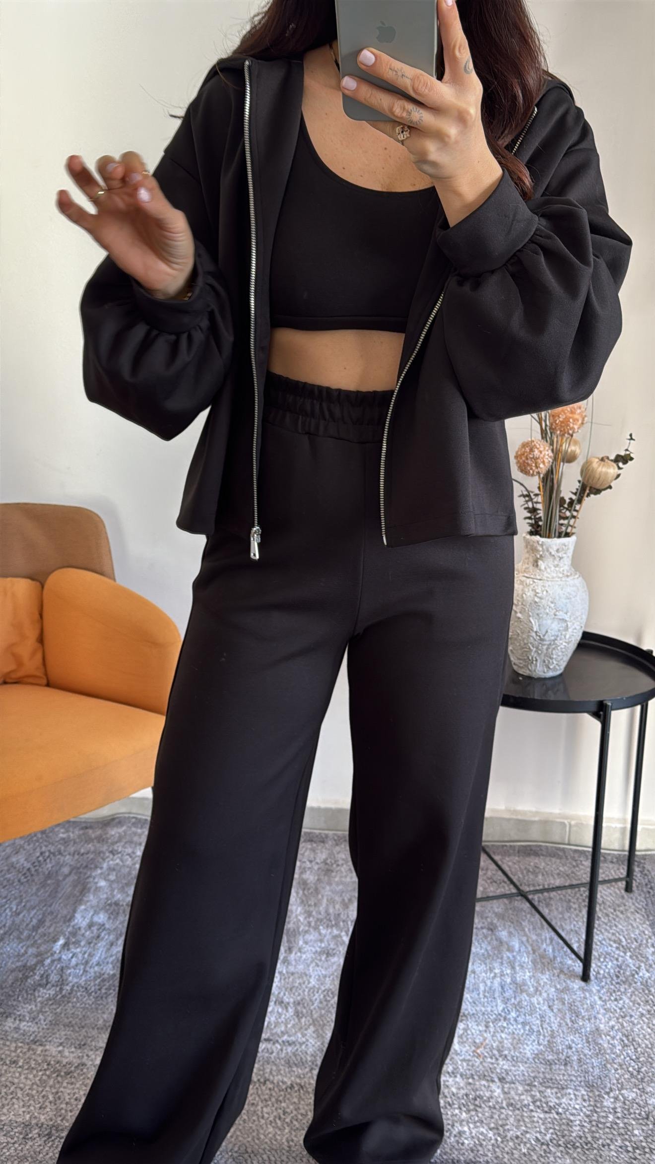 Crop Sweat Pantolon Takım 